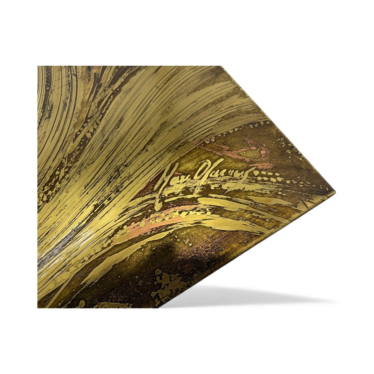 Coffee table By Marc D'haenens Circa 1980 Grabado en venta