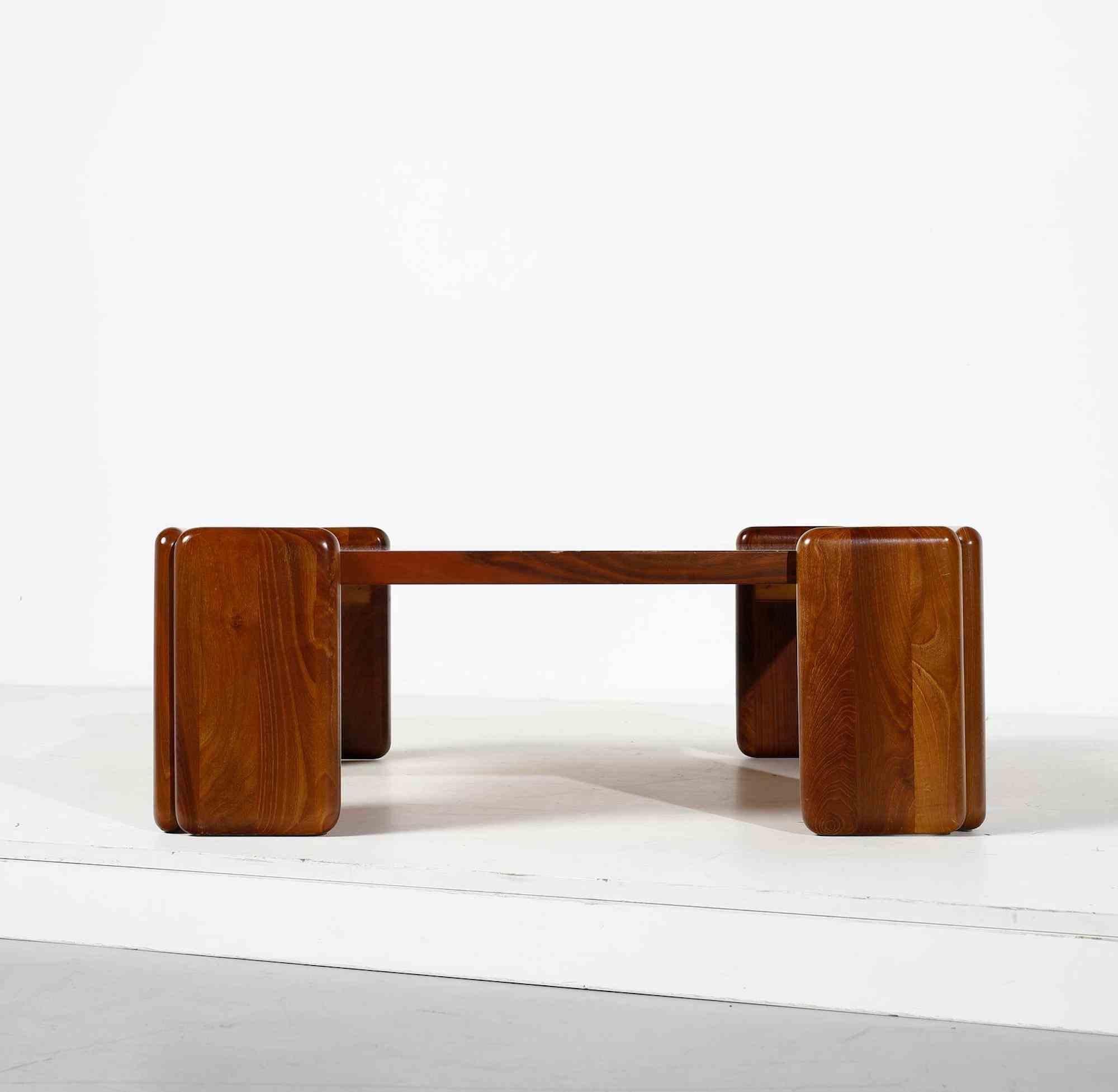Coffee Table by Mario Marenco for Mobilgirgi, Italy 1970s In Good Condition For Sale In Roma, IT