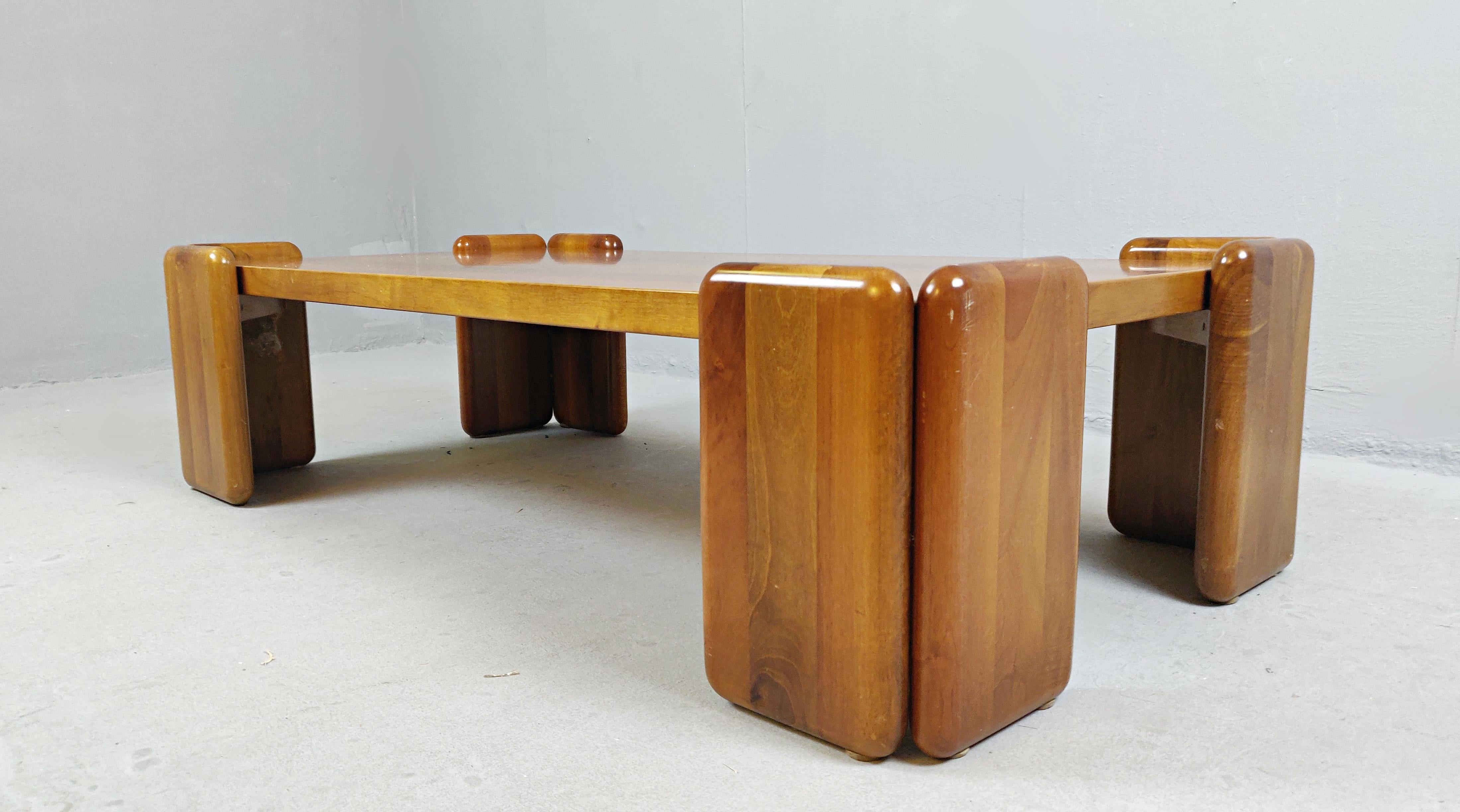Mid-Century Modern Coffee Table by Mario Marenco, Italy, 1980s