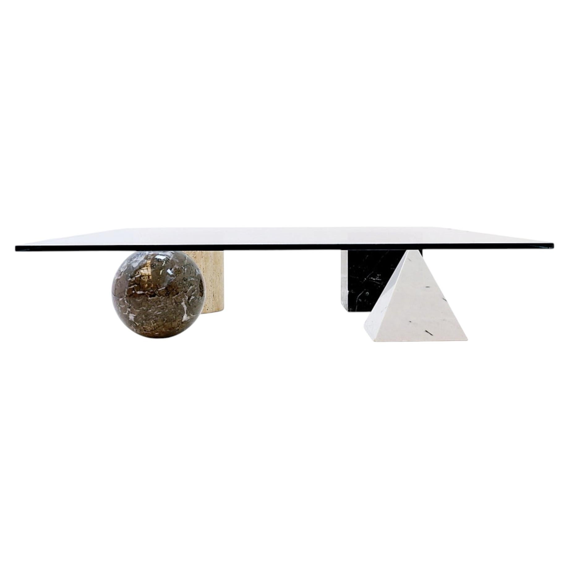 Mesa de centro «Metafora», de Lella y Massimo Vignelli para Casigliani, 1979 en venta