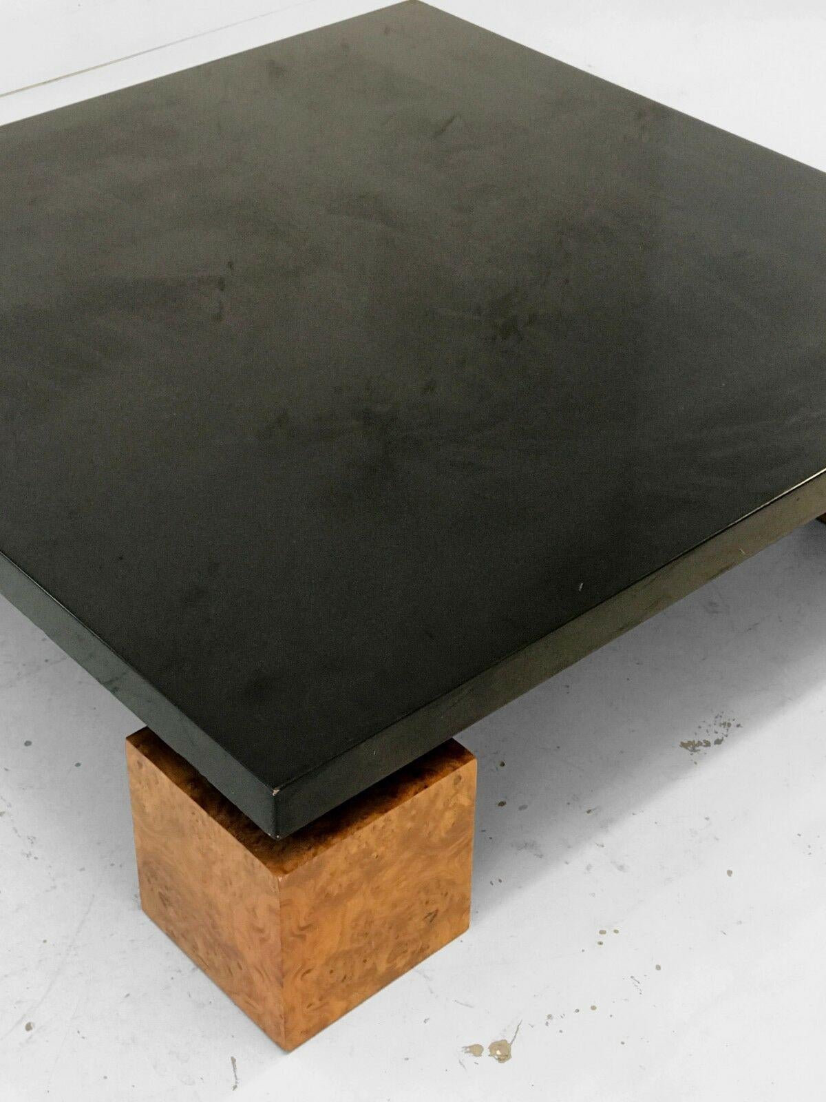 Lacquered Coffee Table by Nadine Charteret, France, 1970