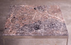 Couchtisch von Nicos Zographos mit spektakulärer Steinplatte