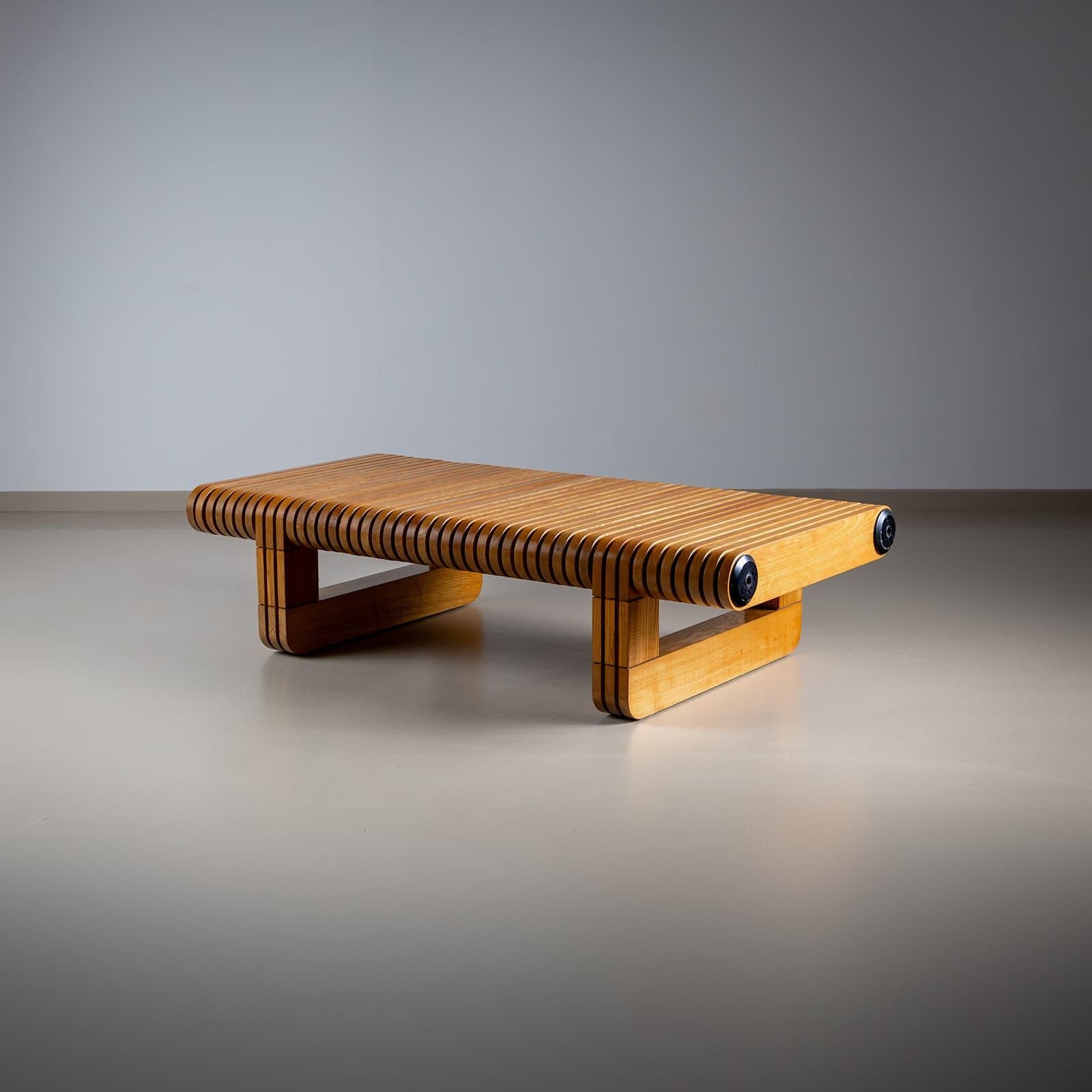 Italian Coffee Table by Paolo Piva for Fama, Italy 1974