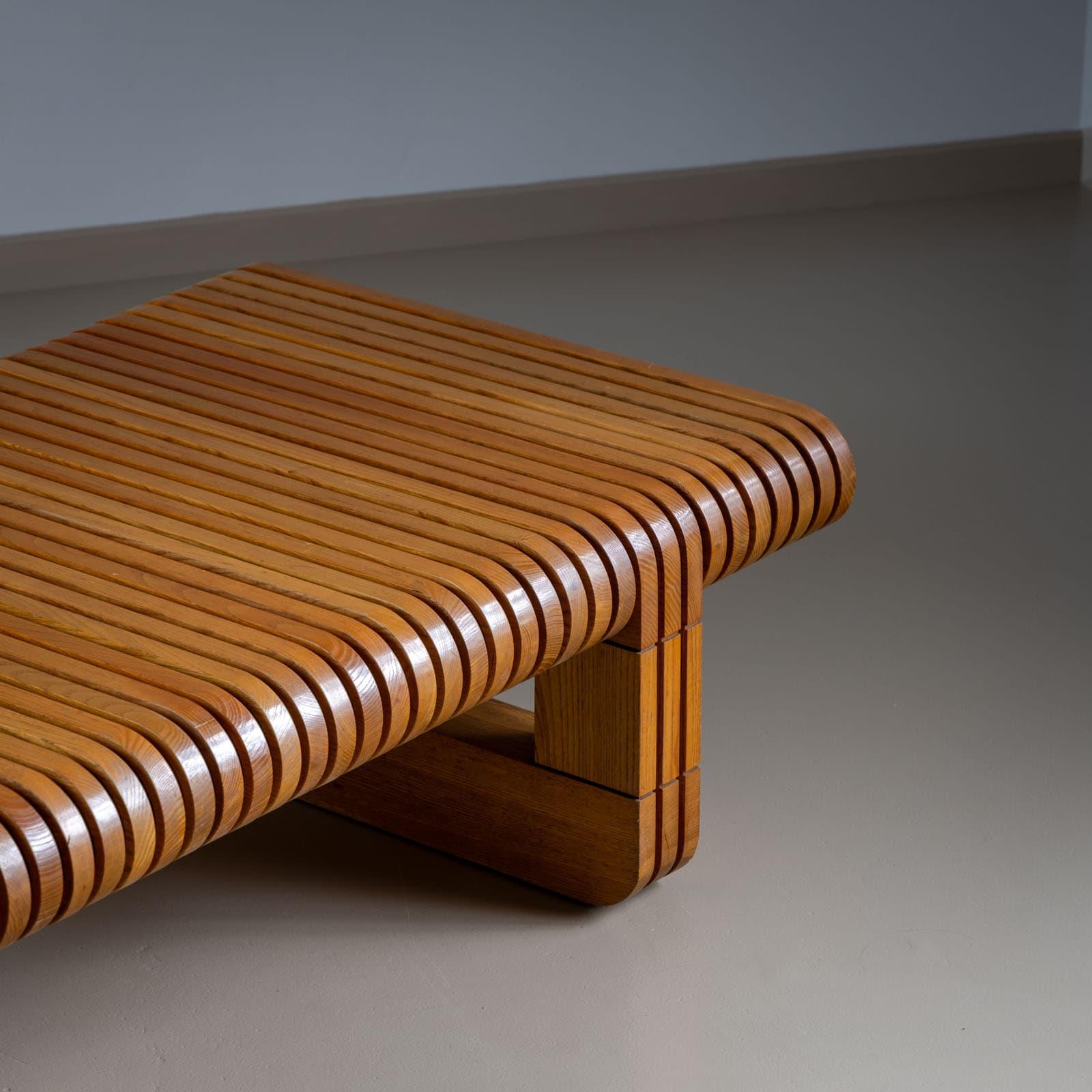 Metal Coffee Table by Paolo Piva for Fama, Italy 1974