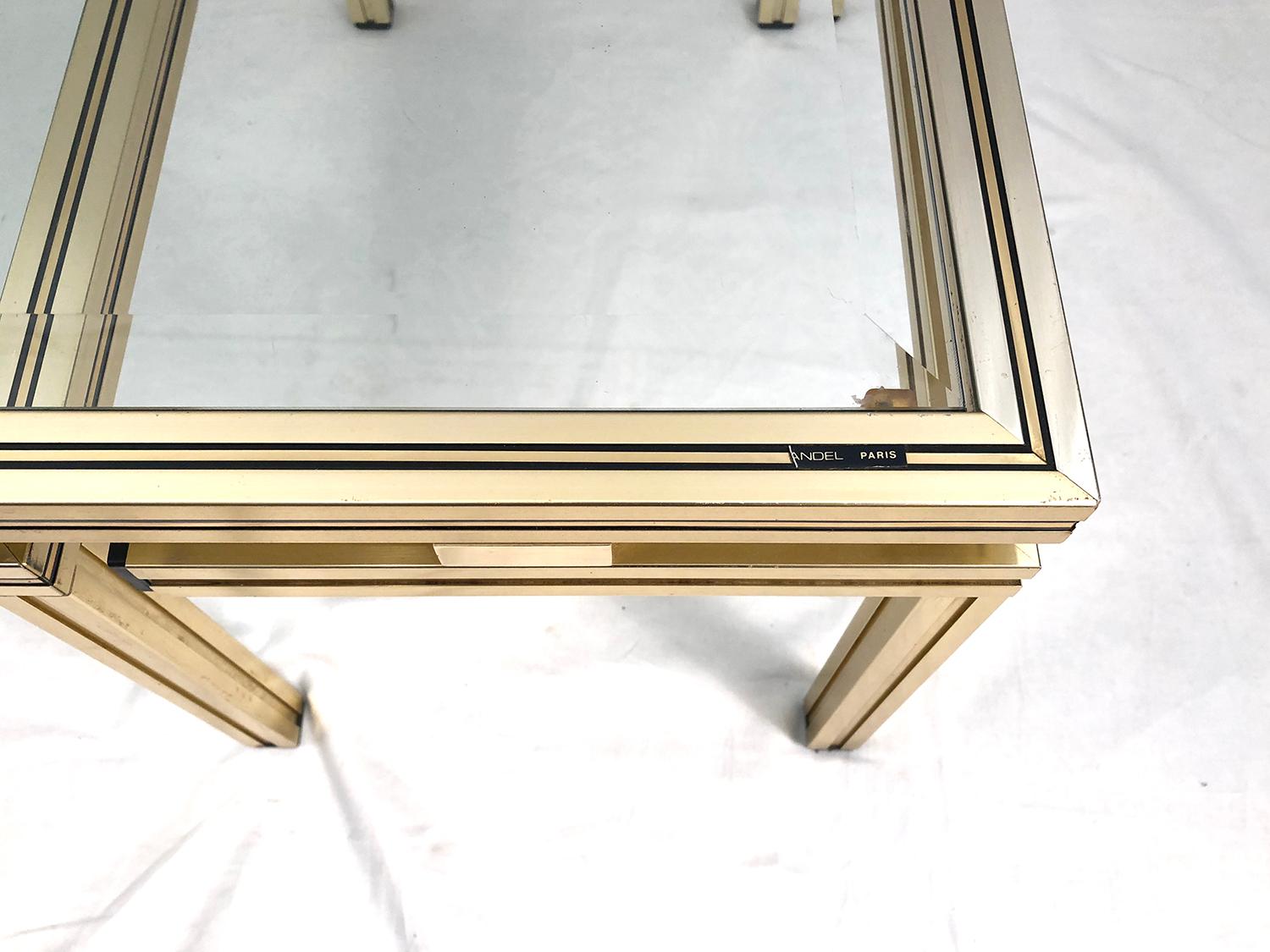 French Coffee Table by Pierre Vandel, 1970s For Sale