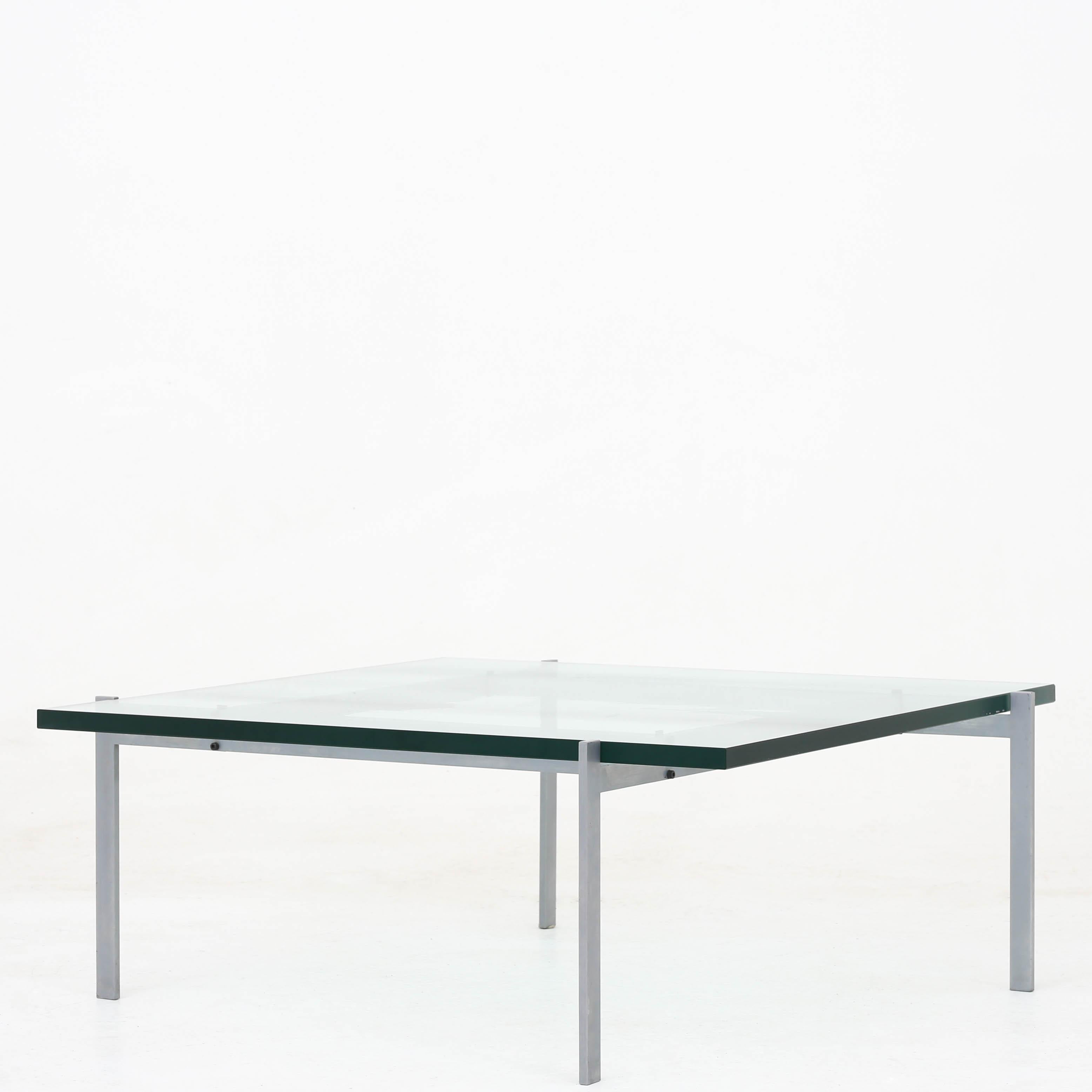 Patinated Coffee Table by Poul Kjærholm