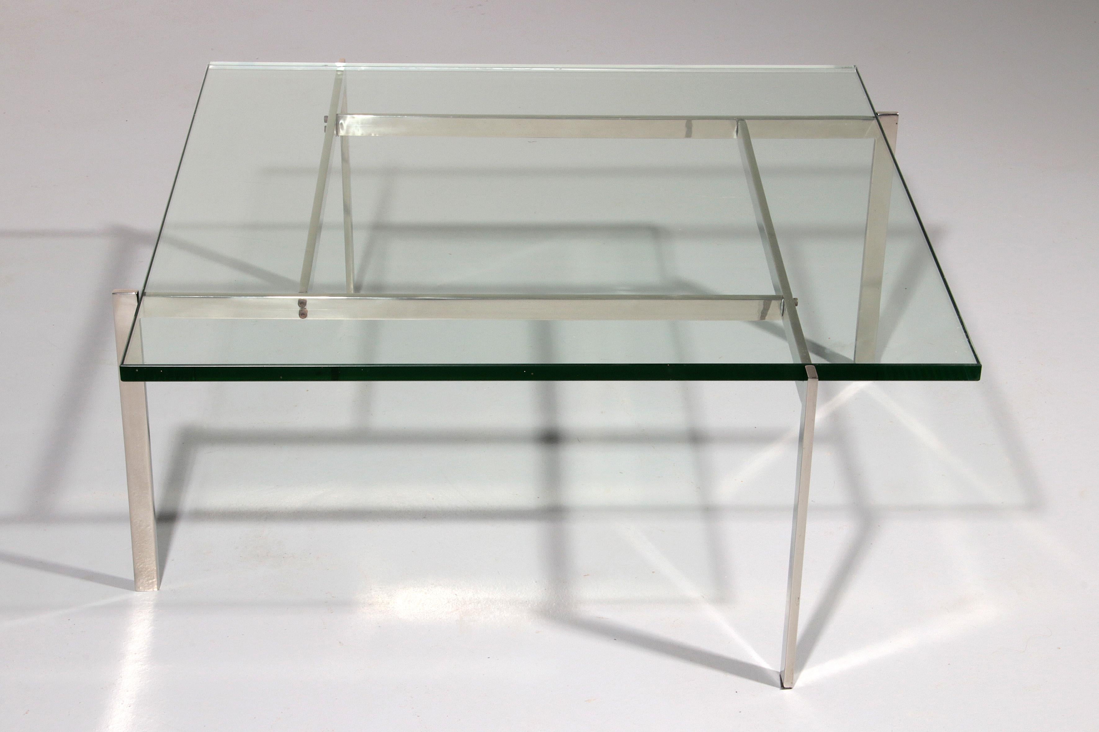Coffee Table by Poul Kjærholm model PK61 made in Denmark 1960 For Sale 3