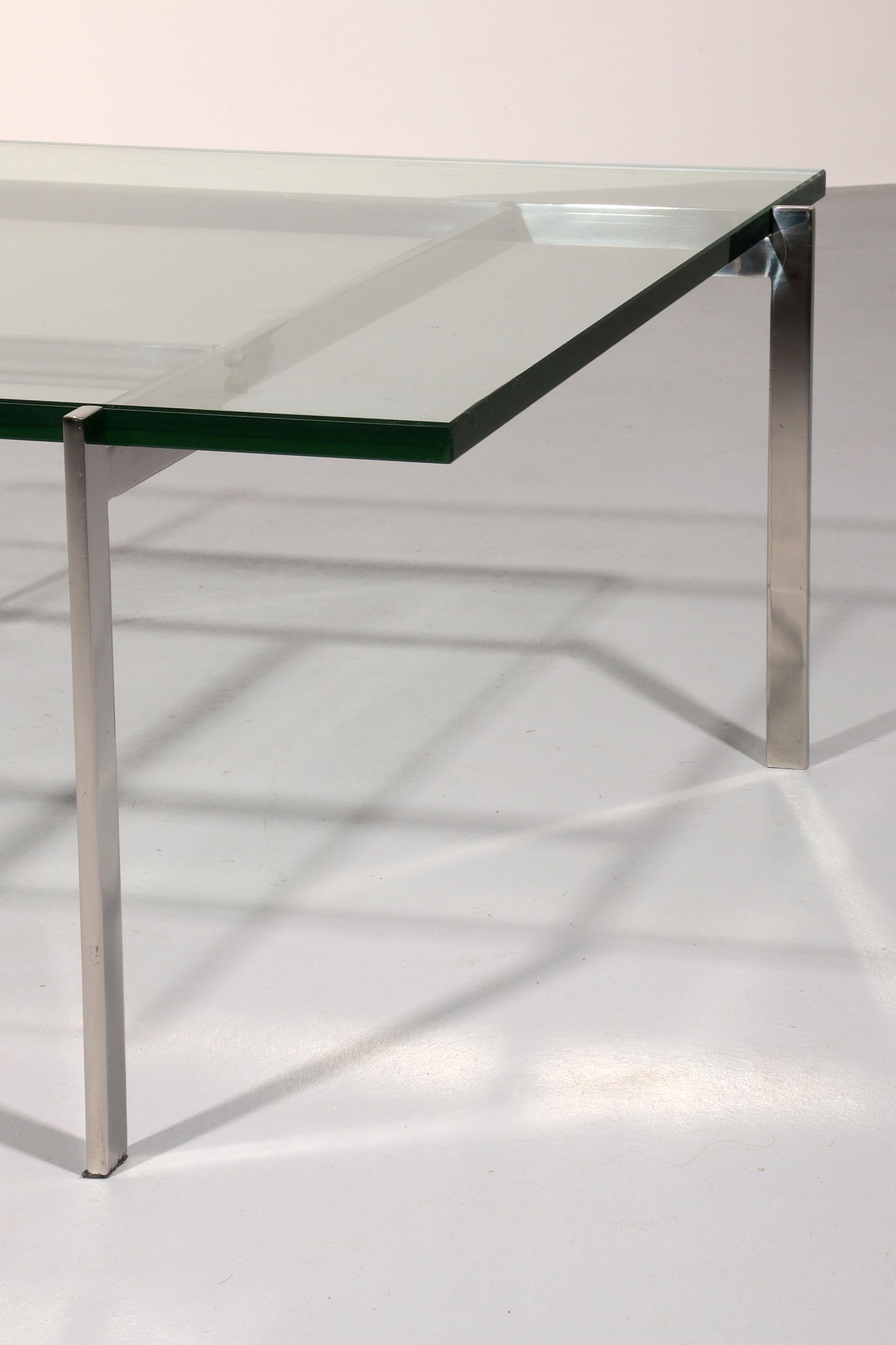 Danish Coffee Table by Poul Kjærholm model PK61 made in Denmark 1960 For Sale