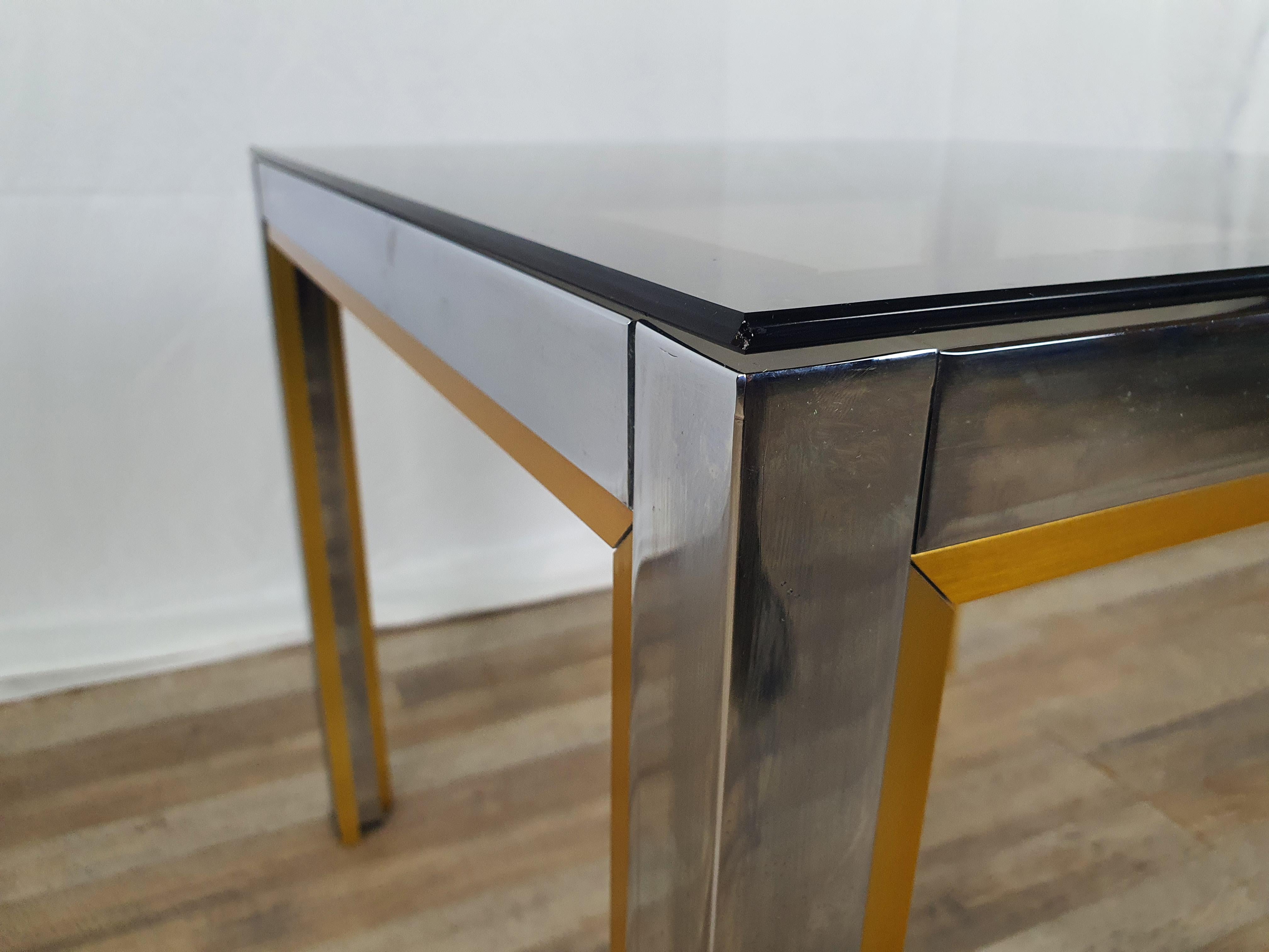 Coffee Table by Renato Zevi with Glass Top For Sale 10