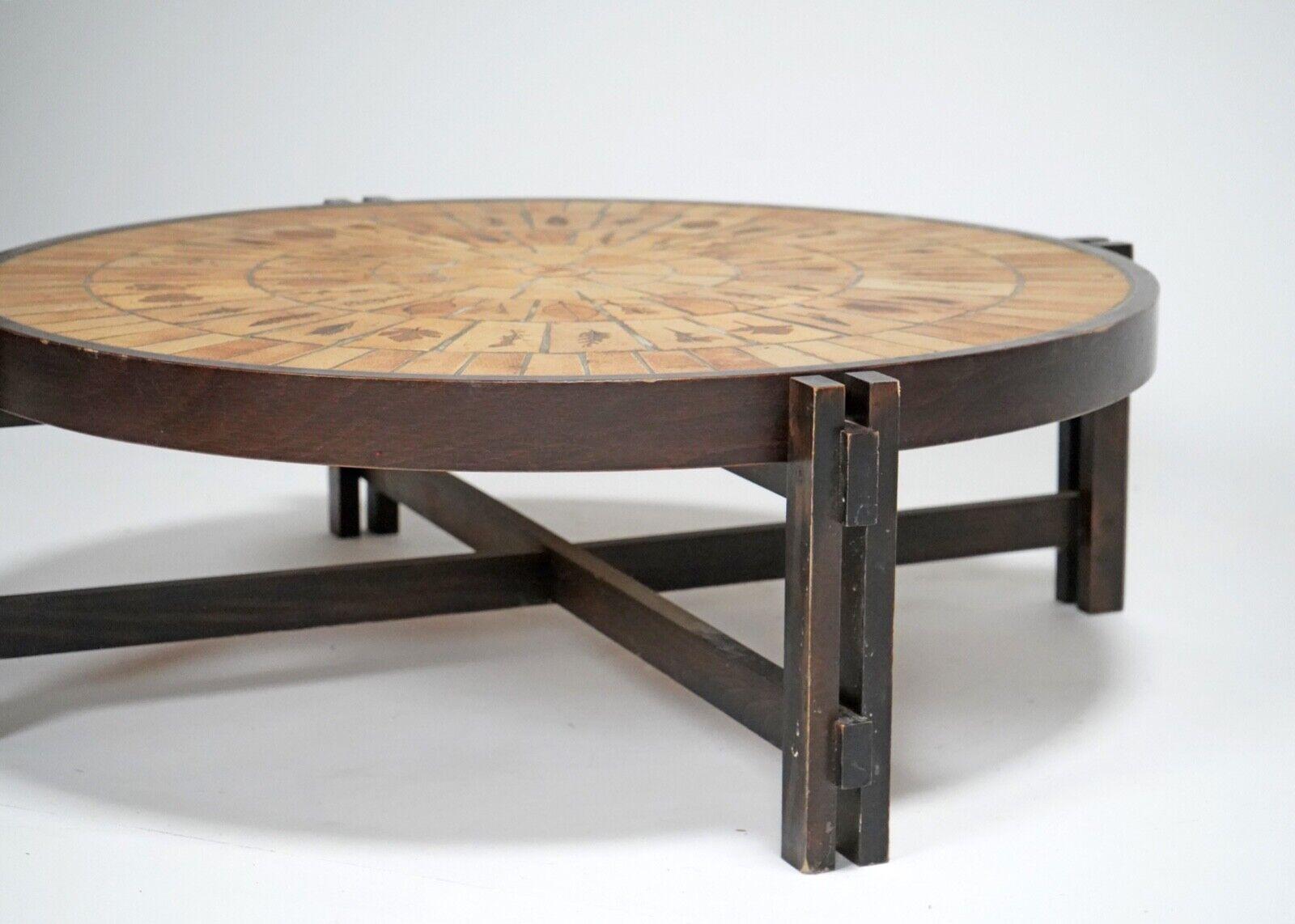 Bohemian Coffee Table by Roger Capron, circa 1960s