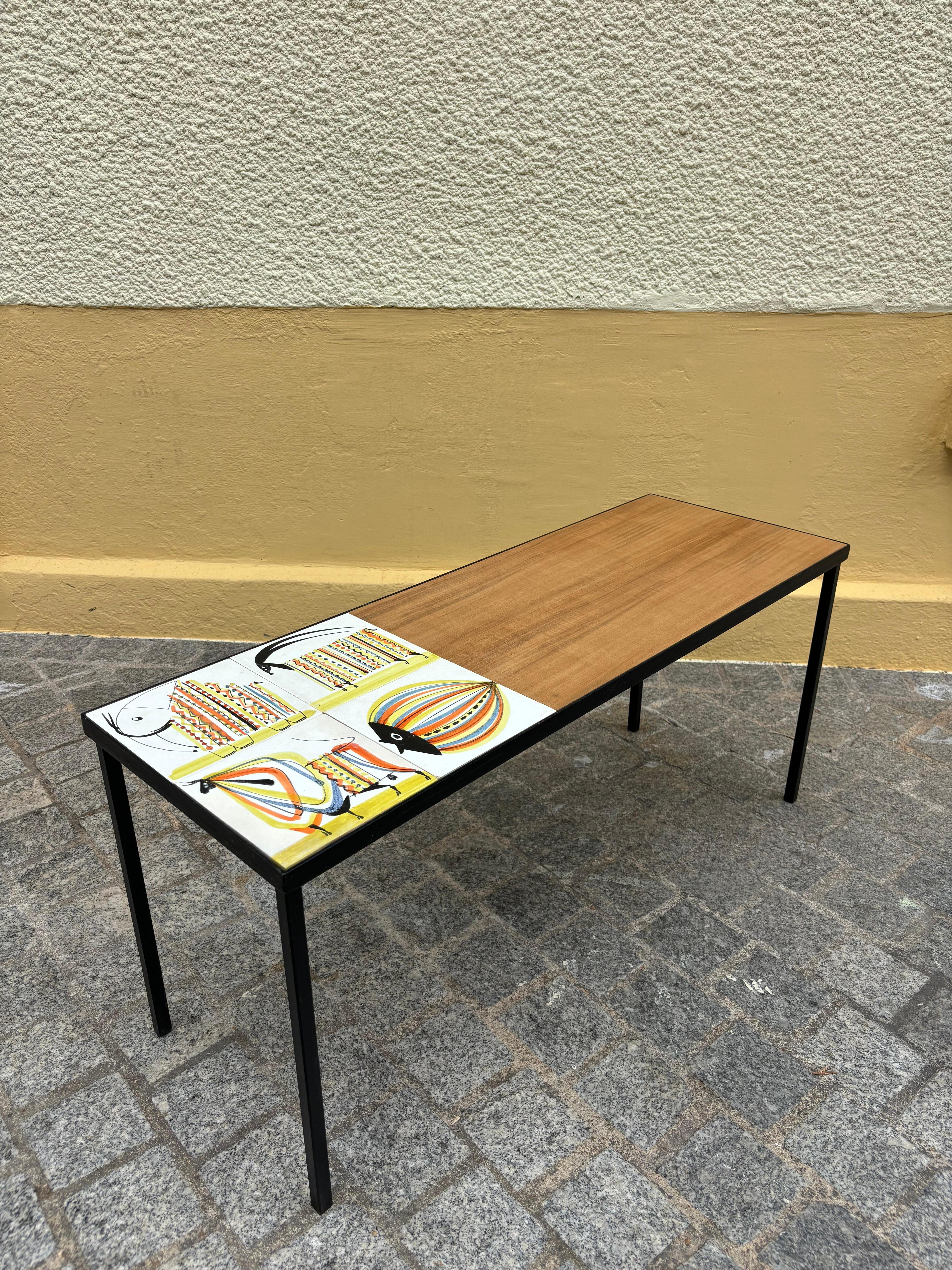 Mesa de centro de Roger Capron en venta 3