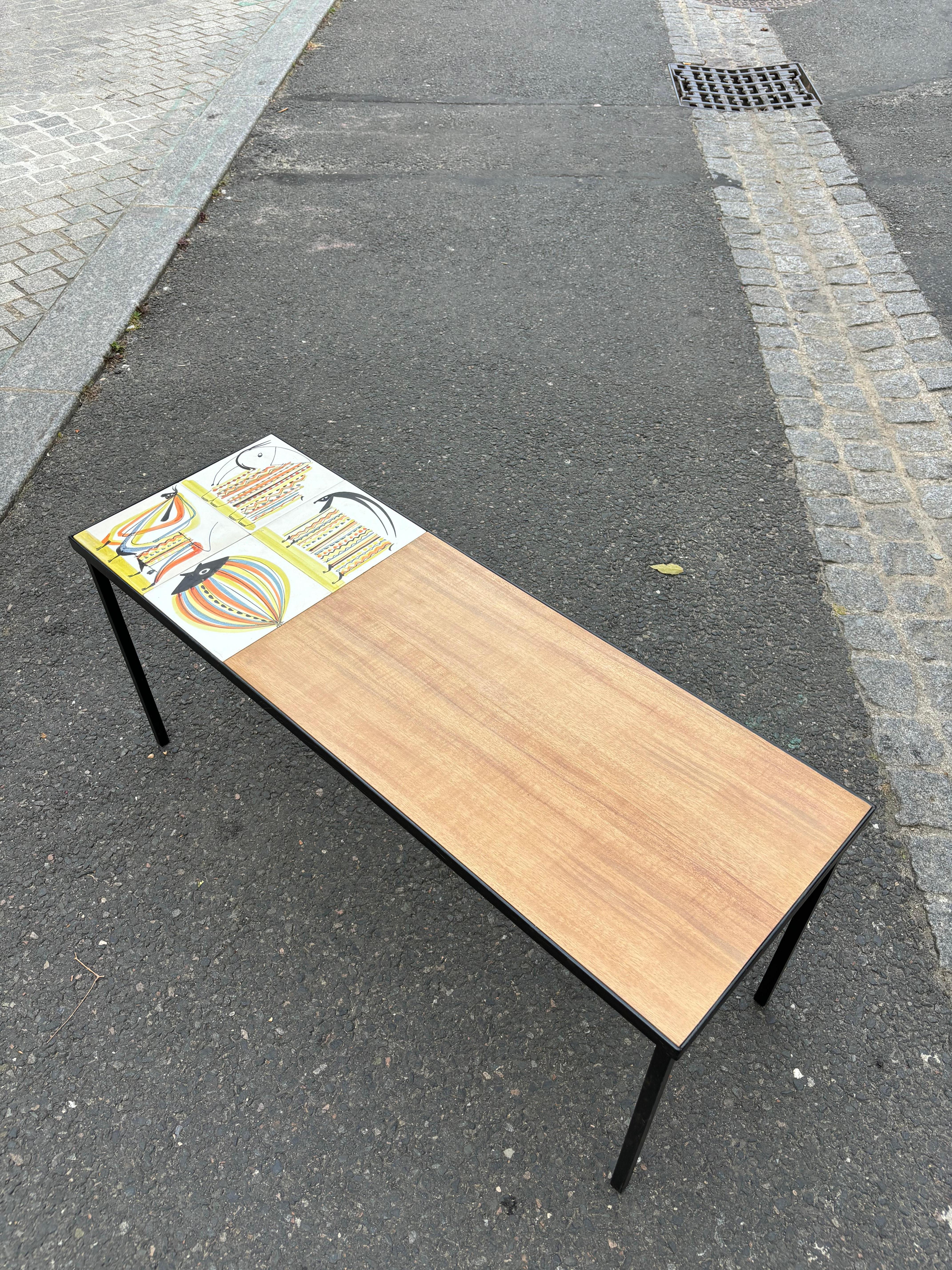Mesa de centro de Roger Capron en venta 11