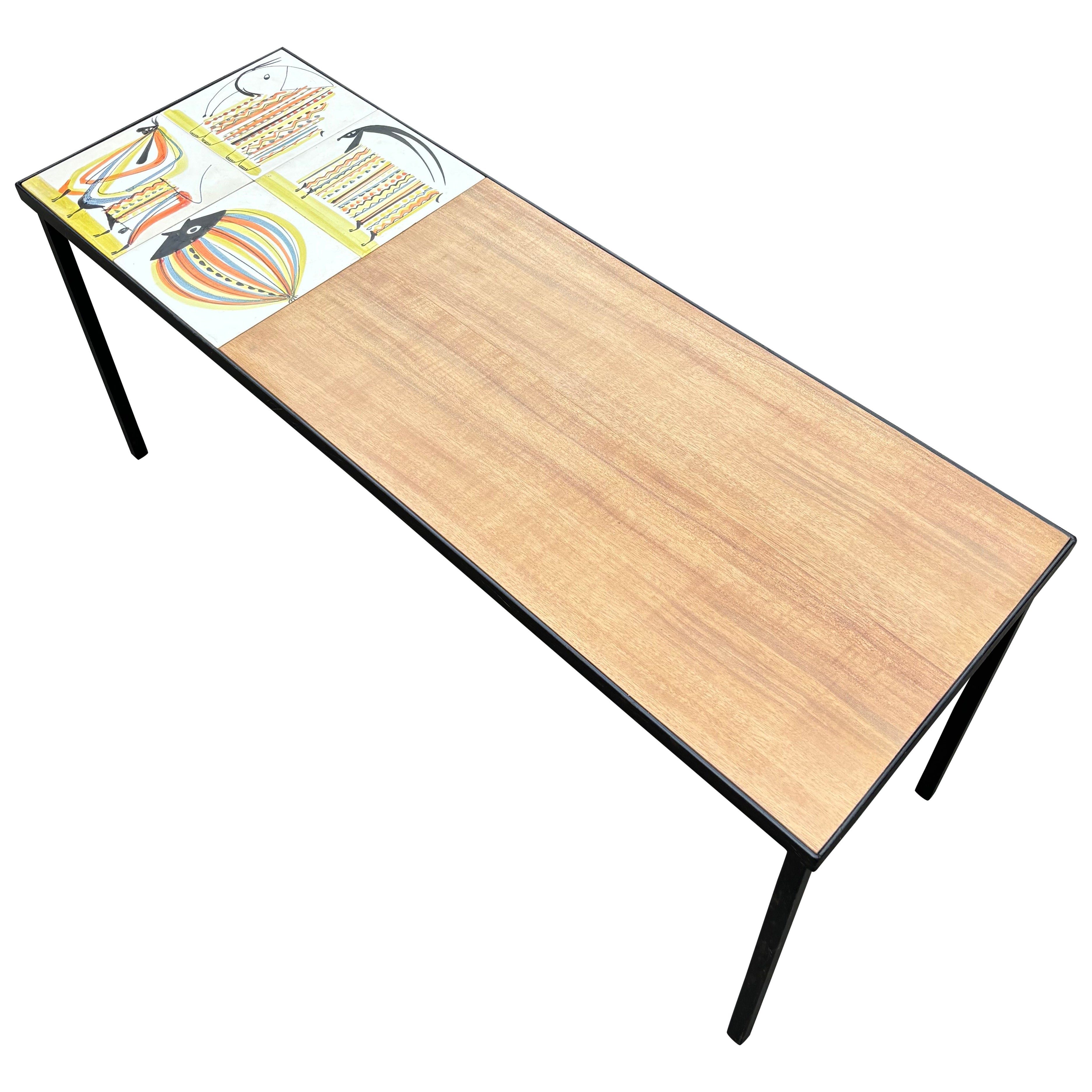 Mesa de centro de Roger Capron en venta