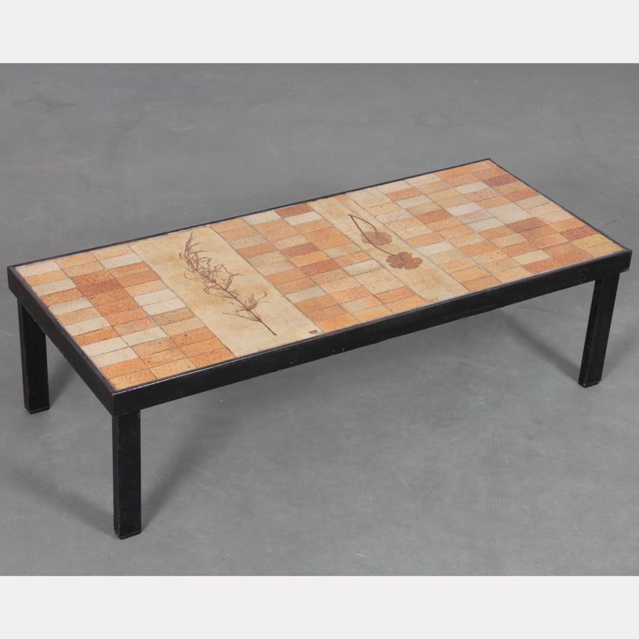 Français Table basse de Roger Capron pour Vallauris AM, 1960 en vente