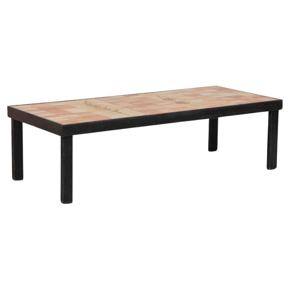 Table basse de Roger Capron pour Vallauris AM, 1960