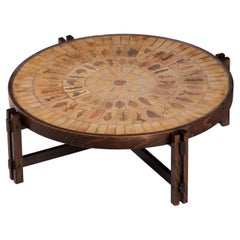 Table basse Roger Capron, France, années 1930