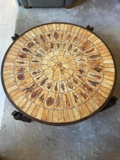 Table basse Roger Capron, France