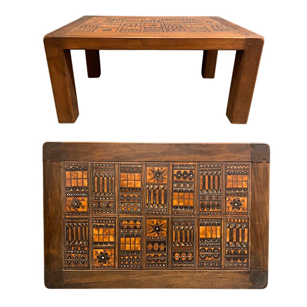 Ceramic Coffee table by Roland Zobel For Sale