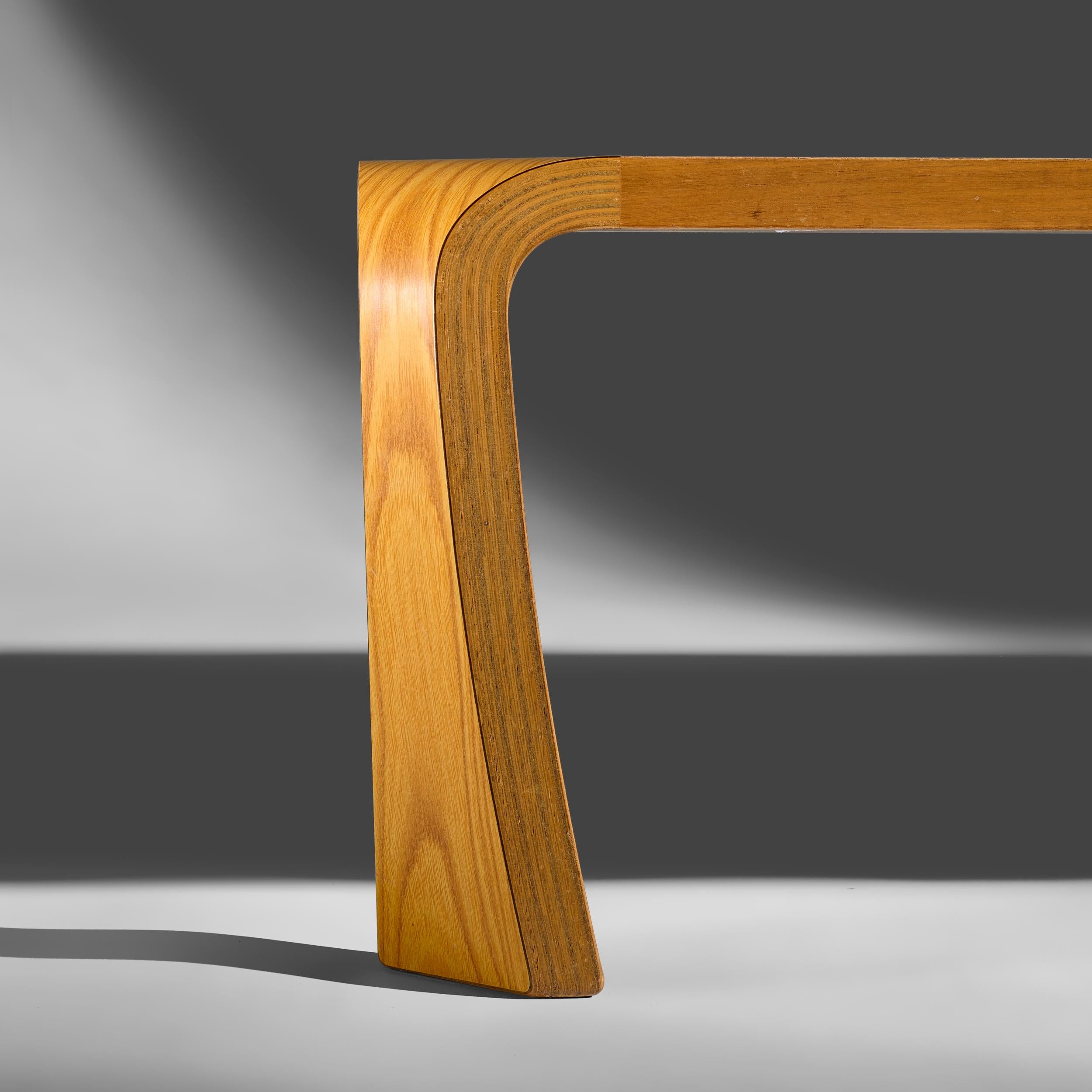 Japonais Table basse de Saburo Inui pour Tendo Mokko, Japon, années 1960