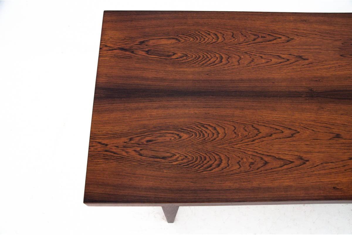 Rosewood Coffee Table by Severin Hansen, Scandinavia, 1960s, after Renovation