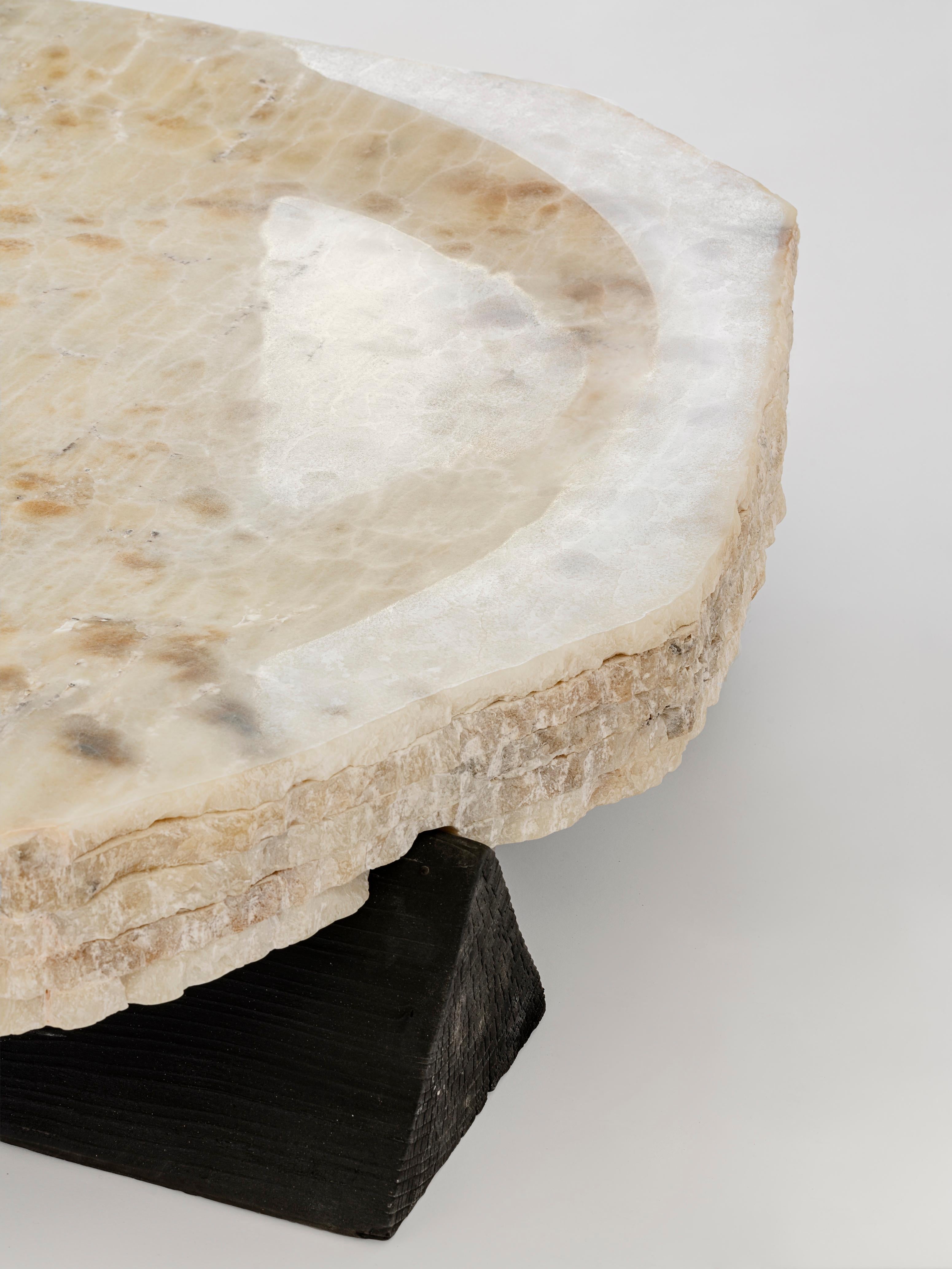 natural rock coffee table