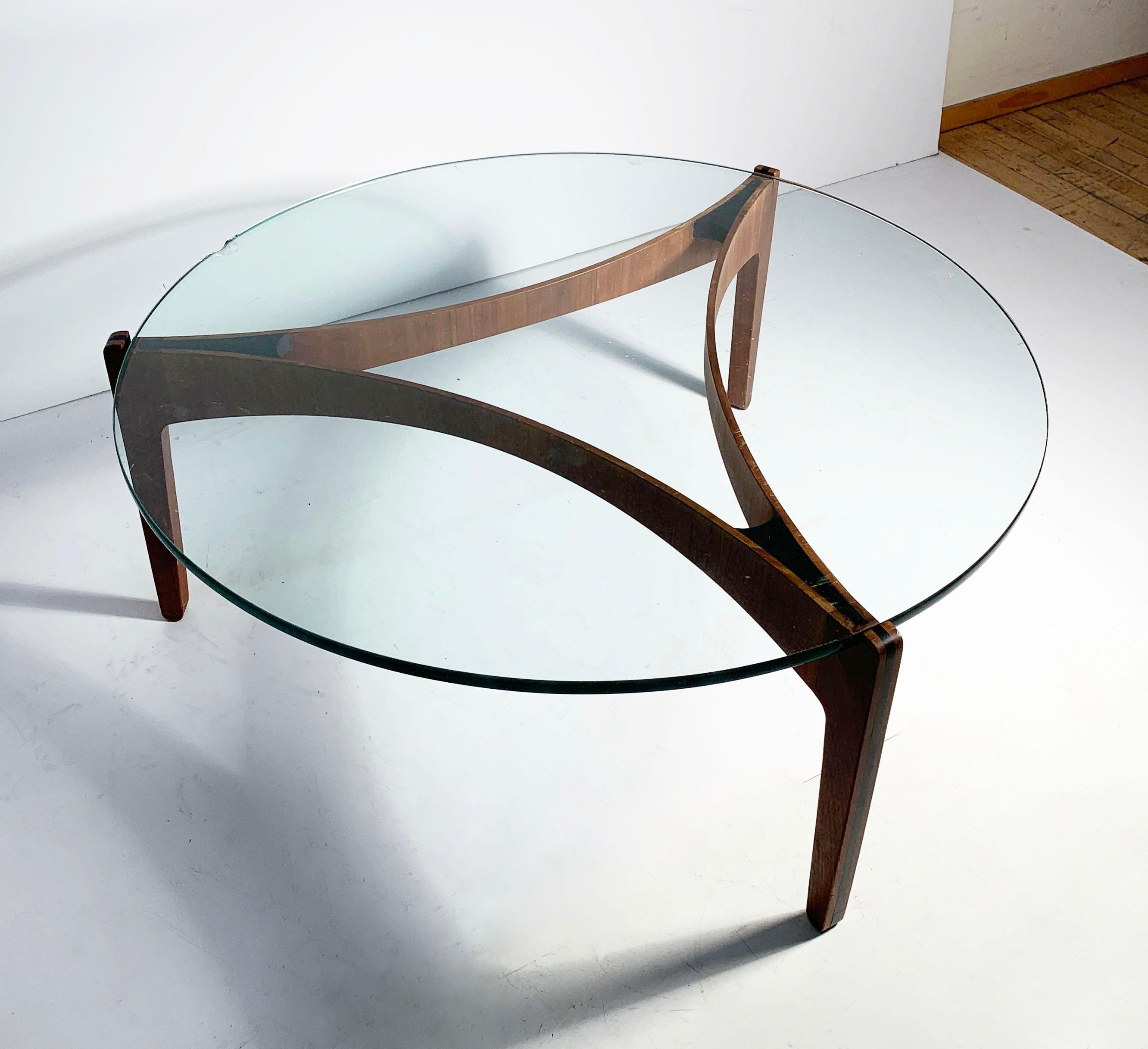 Danish Coffee Table by Sven Ellekaer for Christian Linneberg For Sale