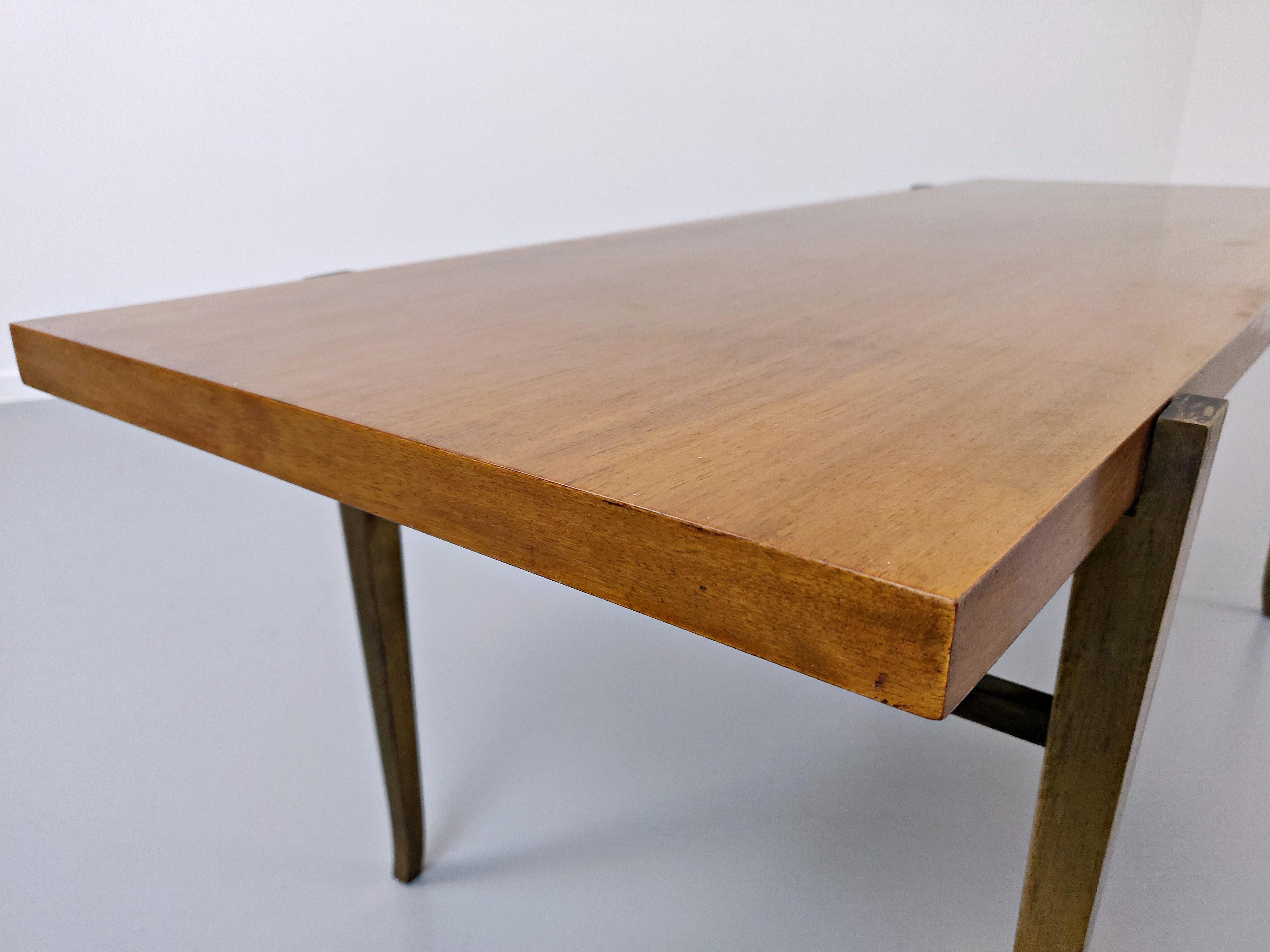 Wood Coffee Table by T.H. Robsjohn-Gibbings for Saridis