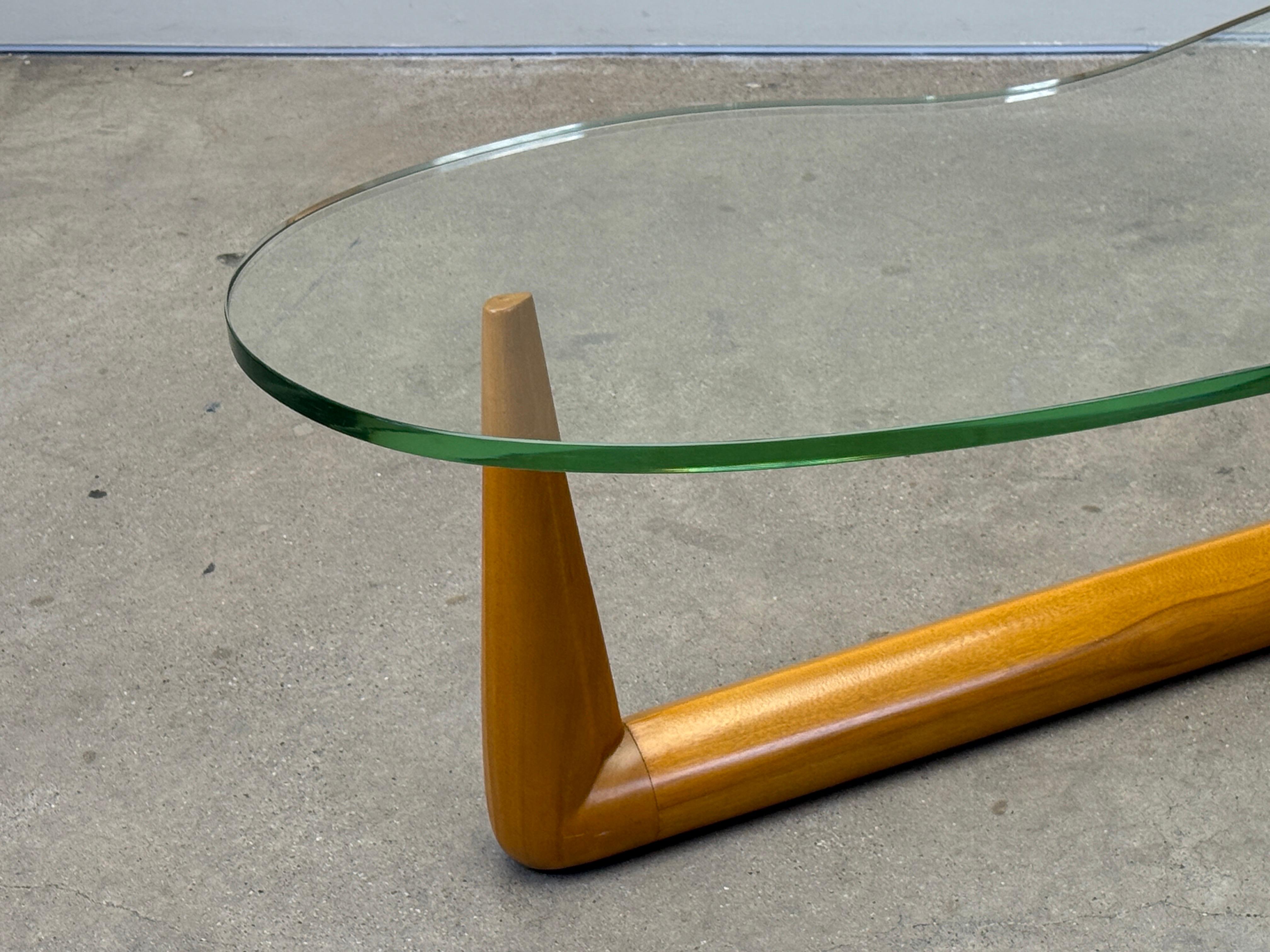Walnut Coffee Table by T.H. Robsjohn-Gibbings for Widdicomb For Sale