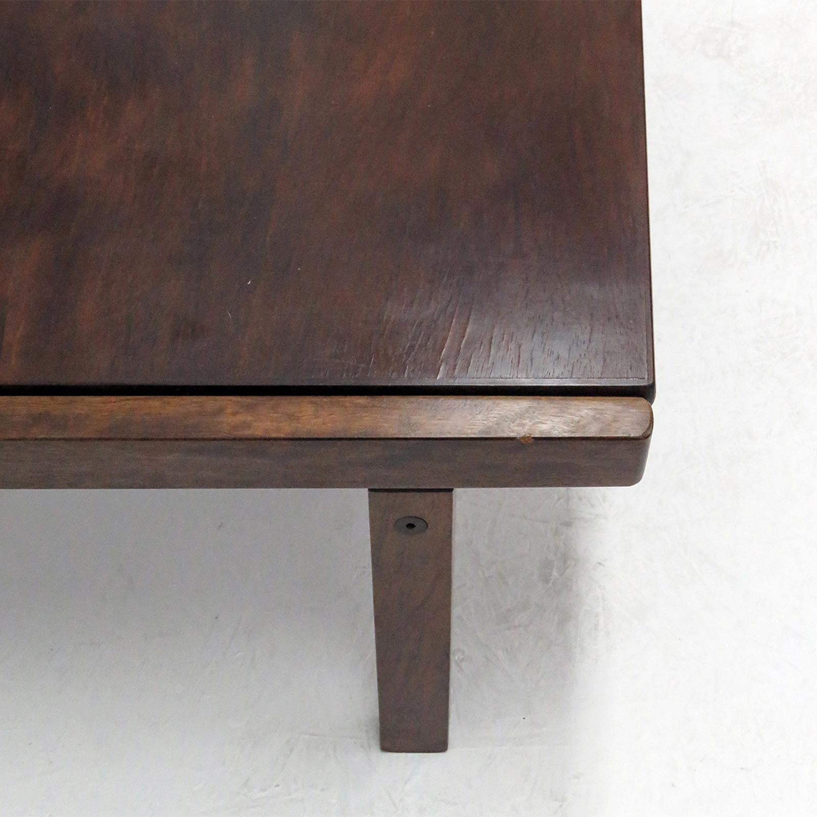 Chêne Table basse par Torbjørn Afdal pour Bruksbo, Norvège, 1960 en vente