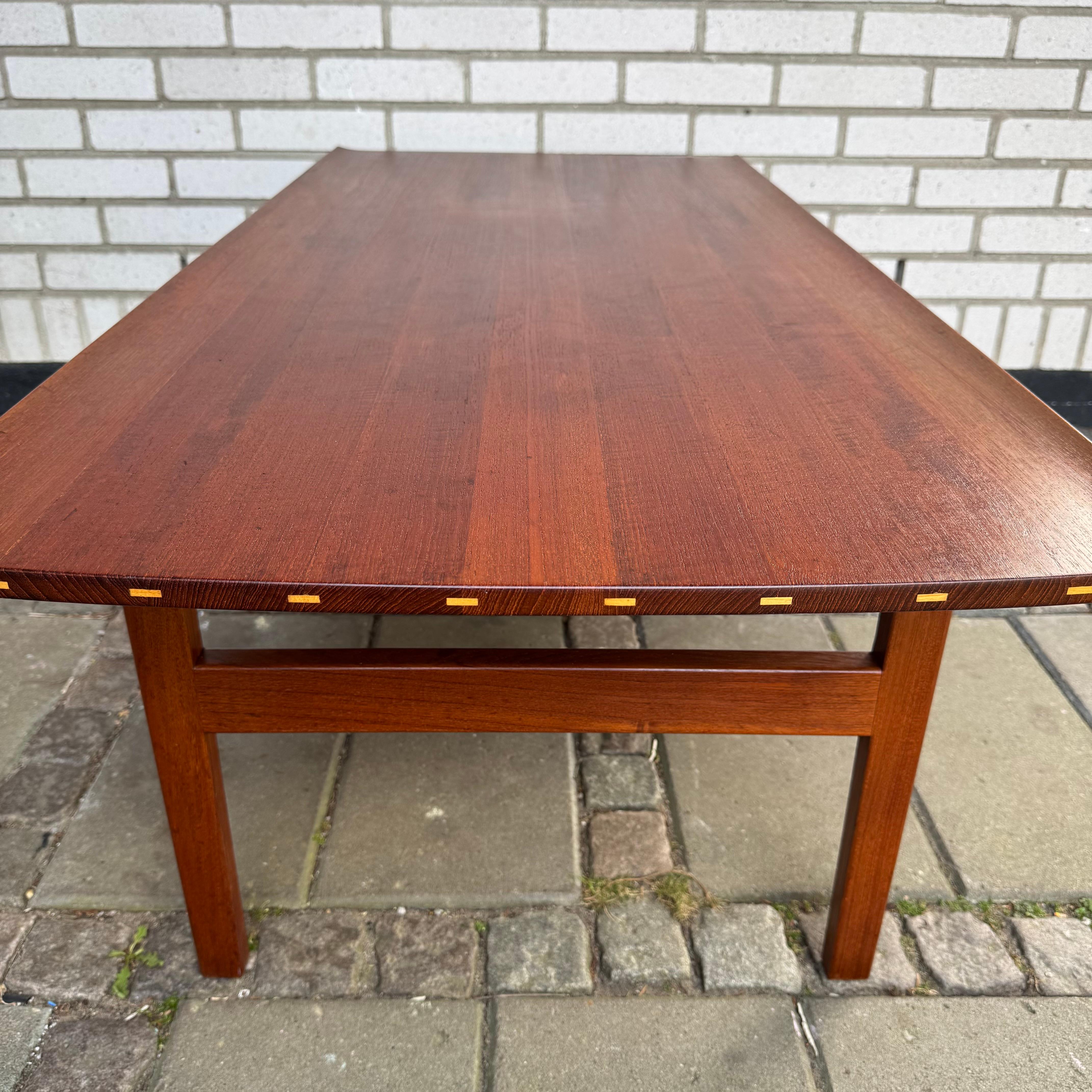 Mid-20th Century Coffee table by Tove & Edvard Kindt Larsen for Seffle Möbelfabrik For Sale