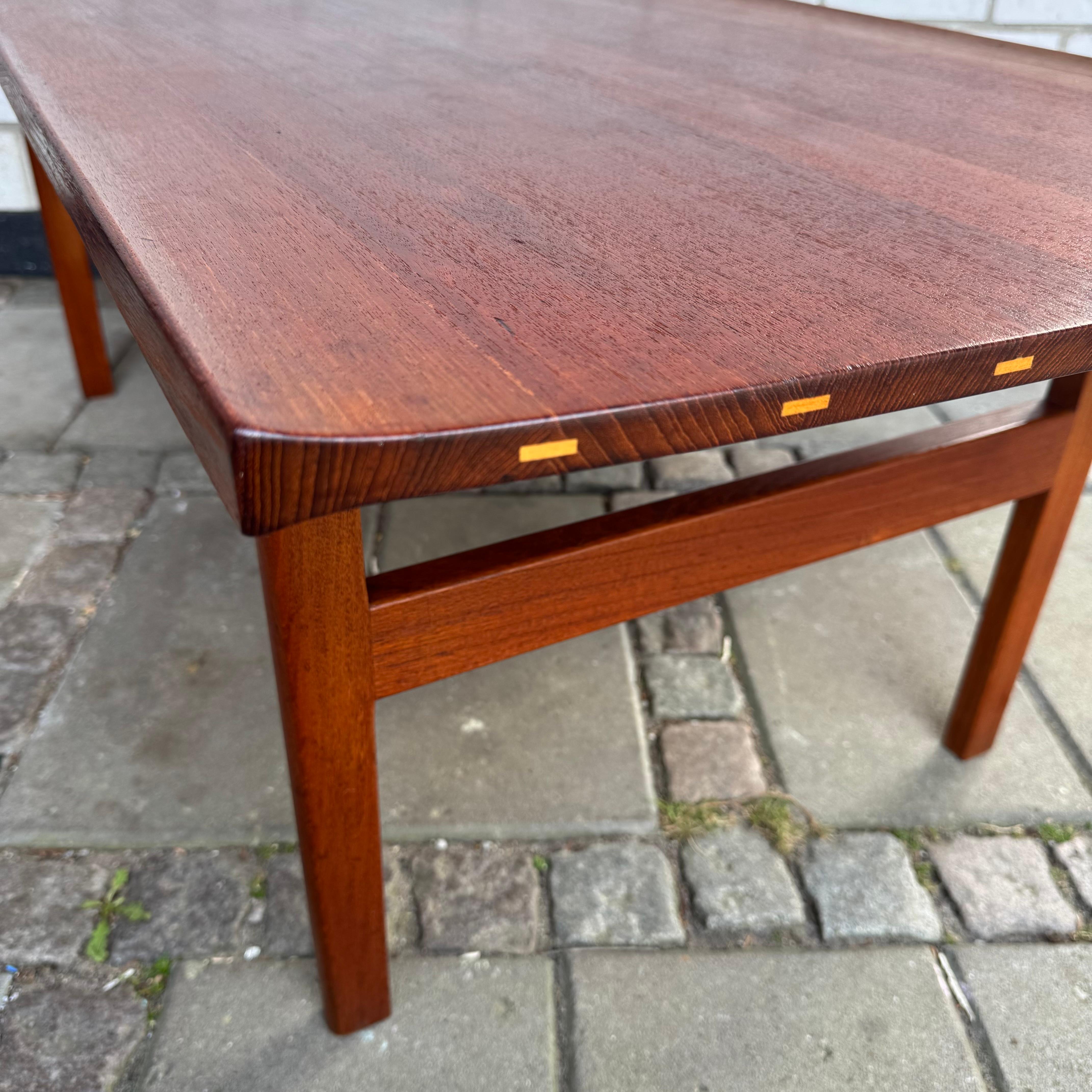 Teak Coffee table by Tove & Edvard Kindt Larsen for Seffle Möbelfabrik For Sale