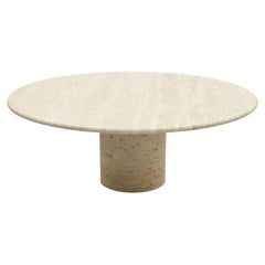 Coffee Table by Up & Up in Italian Travertine Stone 1970s