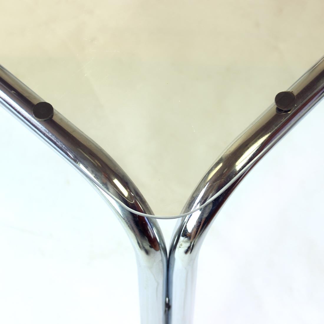 Acier inoxydable Table basse Viliam Chlebo, Kodreta 1979 en vente