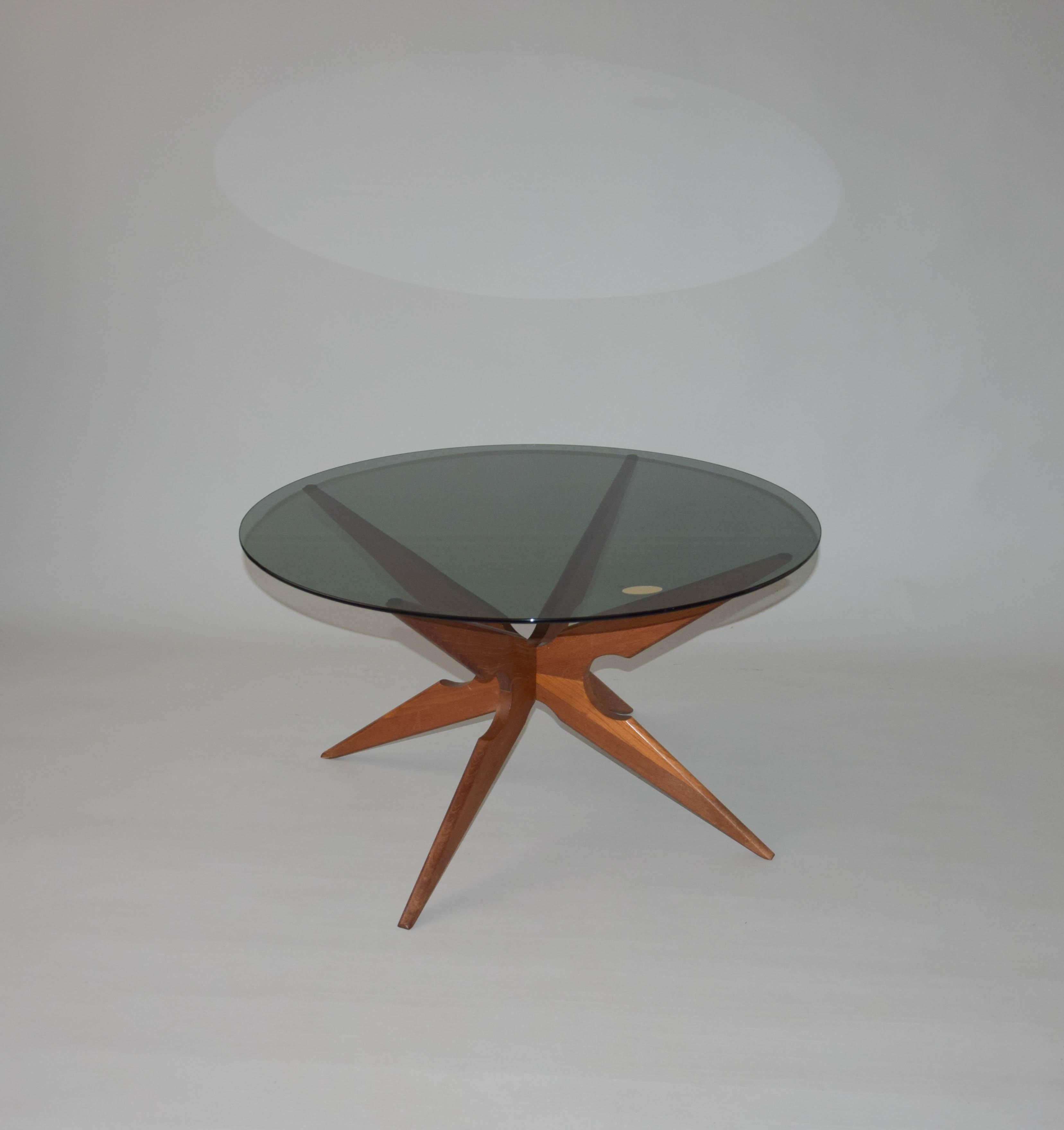 Coffee Table Attributed to Vladimir Kagan for Sika Mobler, 1960s In Good Condition For Sale In Praha, CZ