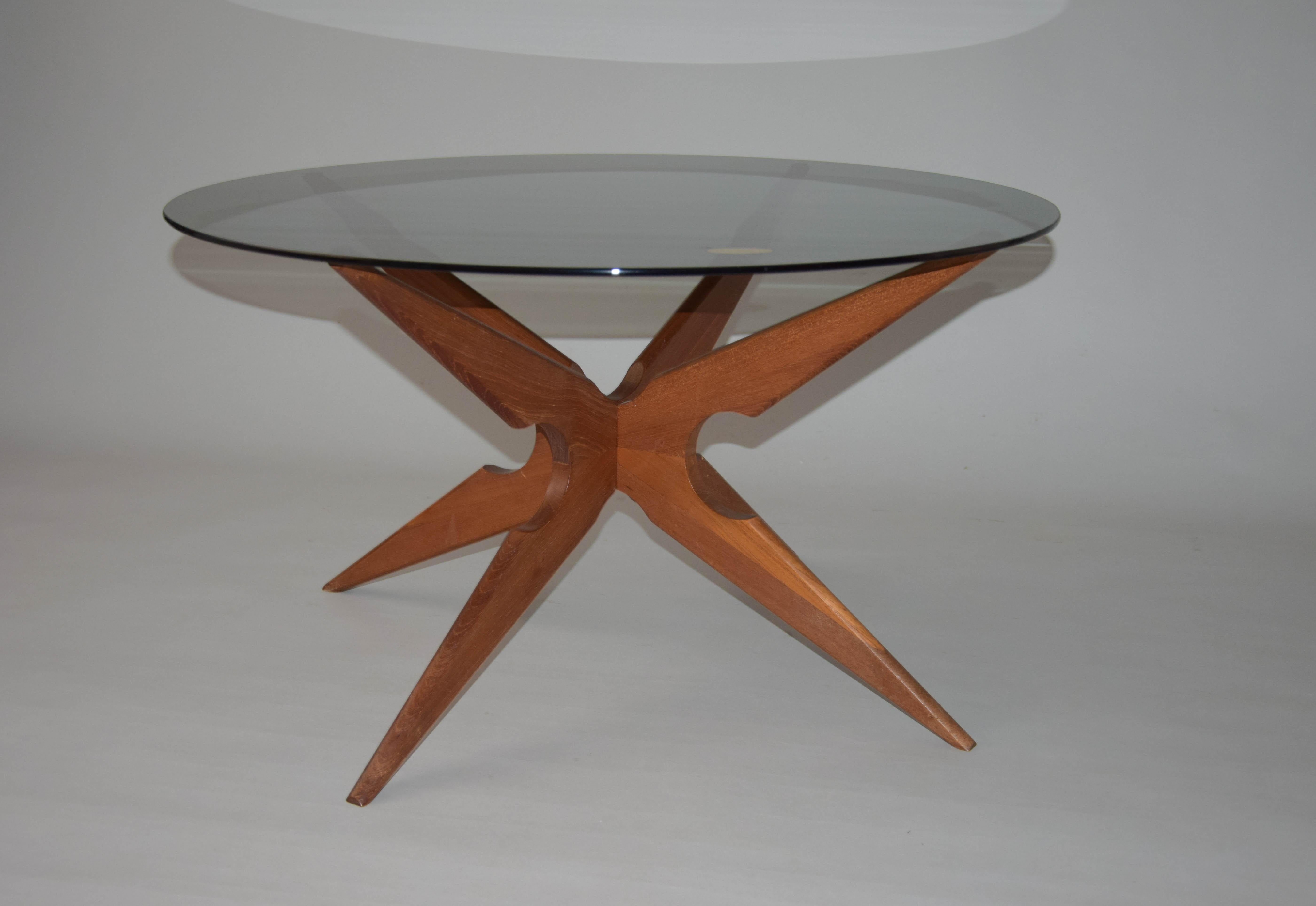 Coffee Table Attributed to Vladimir Kagan for Sika Mobler, 1960s For Sale 1