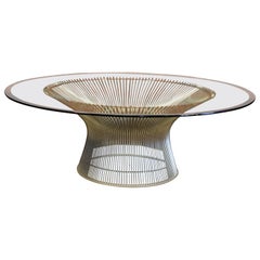 Mesa de centro de Warren Platner para Knoll, años 70