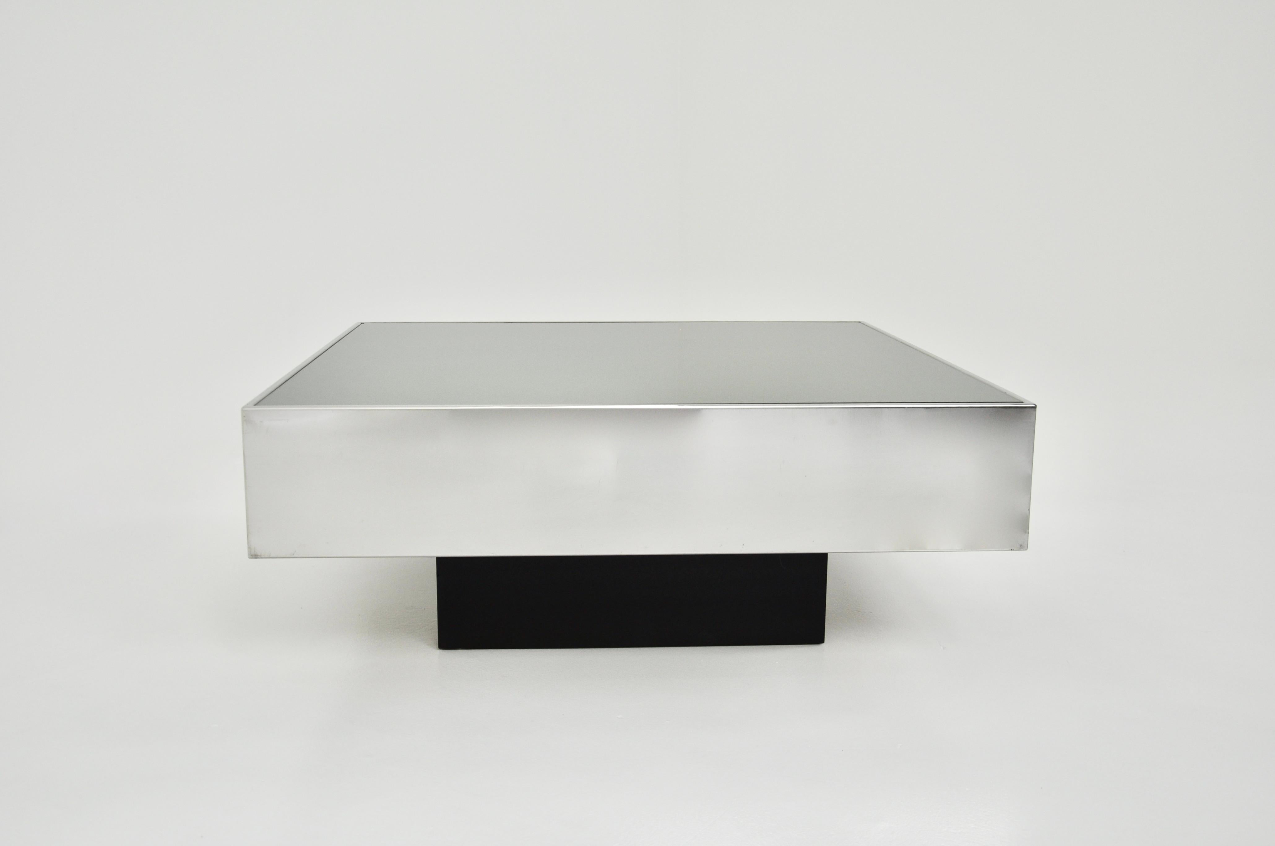 Italian Coffee Table by Willy Rizzo for Cidue, 1970s