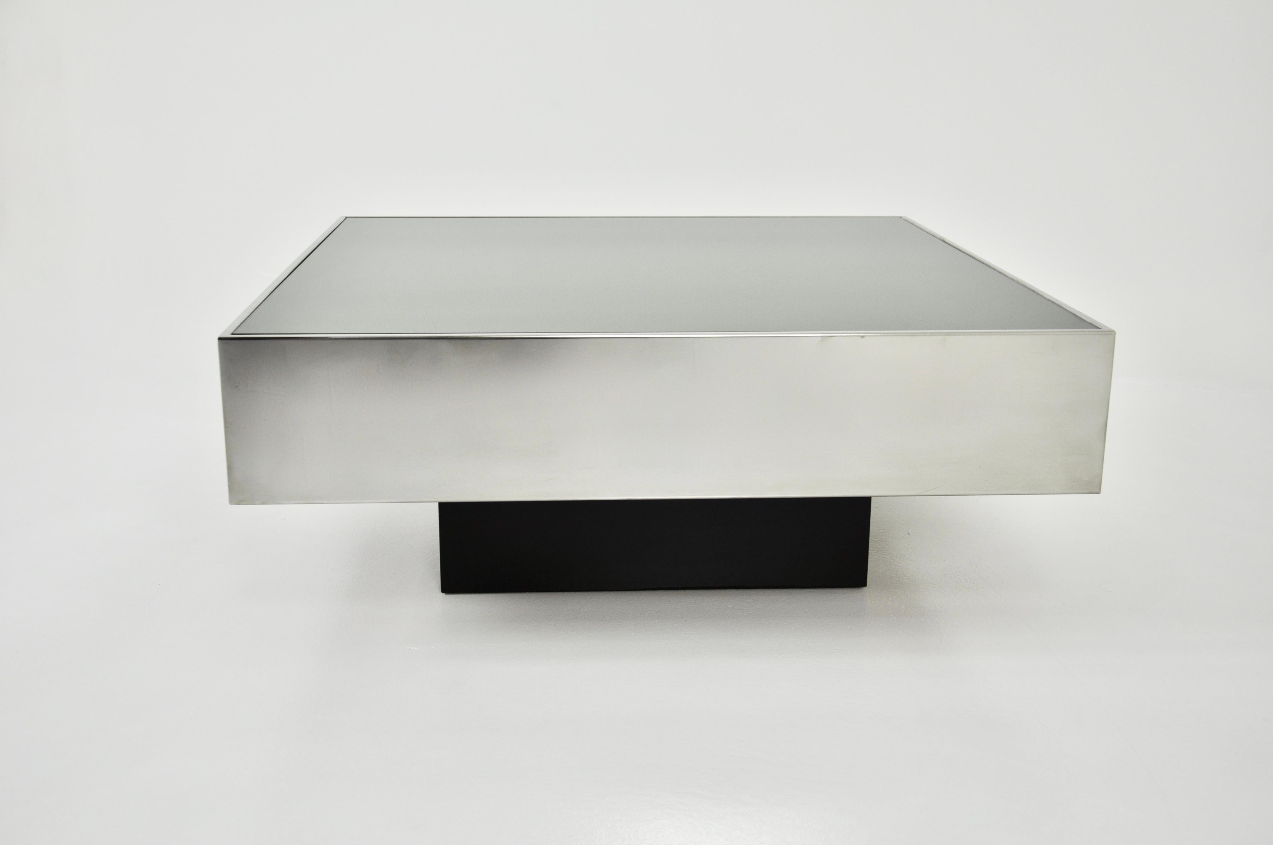 Coffee Table by Willy Rizzo for Cidue, 1970s In Good Condition In Lasne, BE