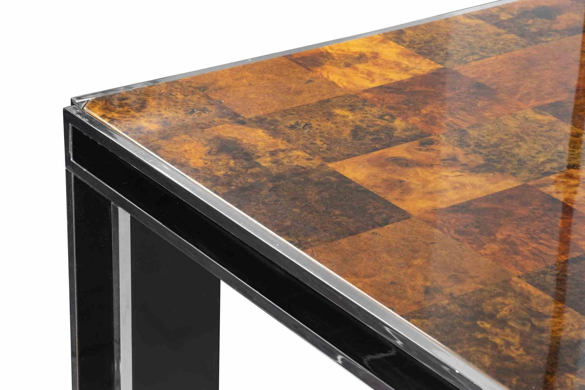 Coffee Table by Willy Rizzo for Mario Sabot, Italy 1970s.

Walnut top with chromed metal and black lacquer legs. 

H80xW150xD70 cm. 

Good condition.

 

Willy Rizzo (Naples, 22 October 1928 – 25 February 2013). He was an Italian photographer and