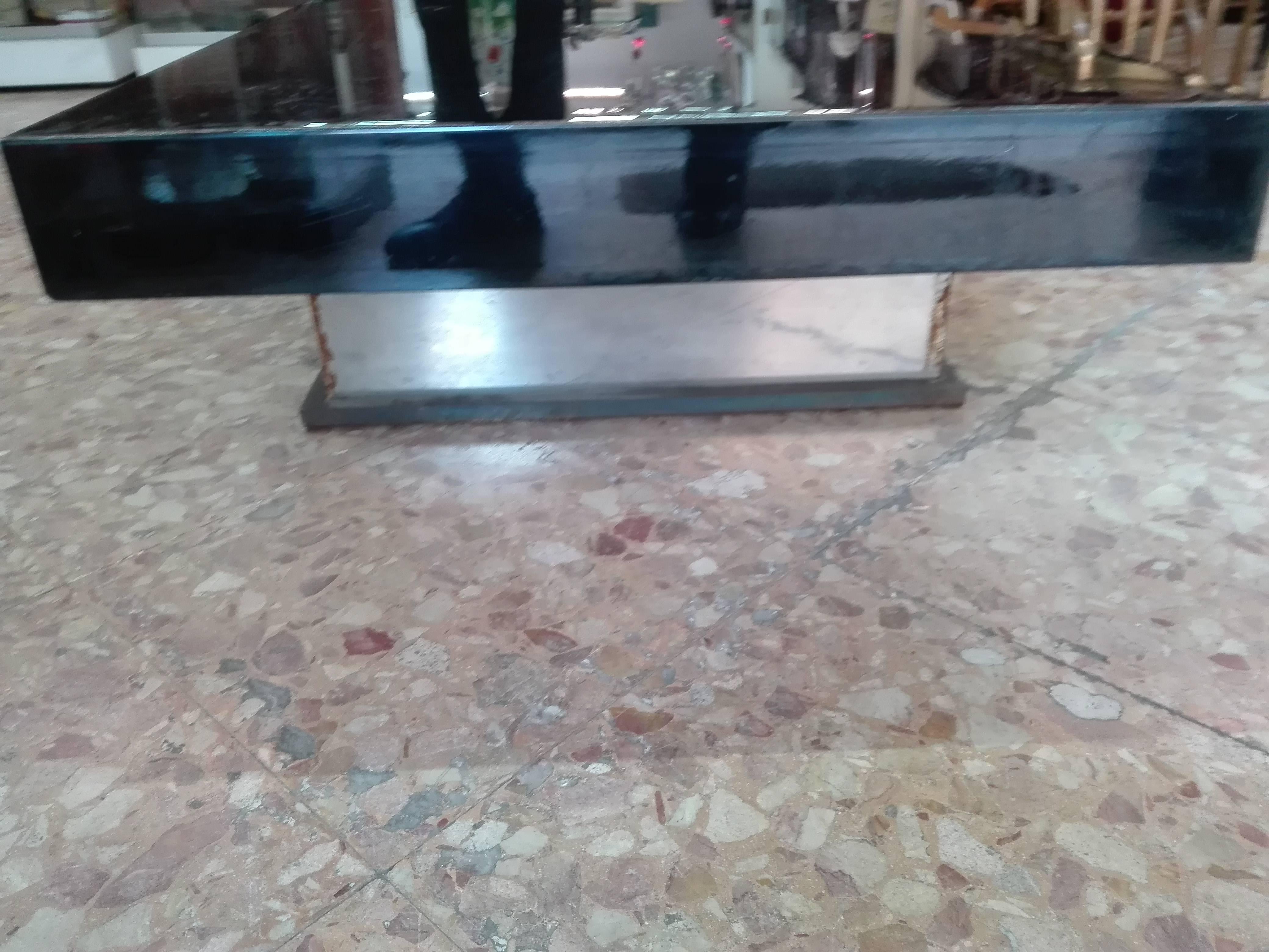 Hand-Crafted Coffee Table by Willy Rizzo, Italy For Sale