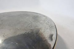 Couchtisch von Yann Dessauvages, Messingstein und Metall, Belgien