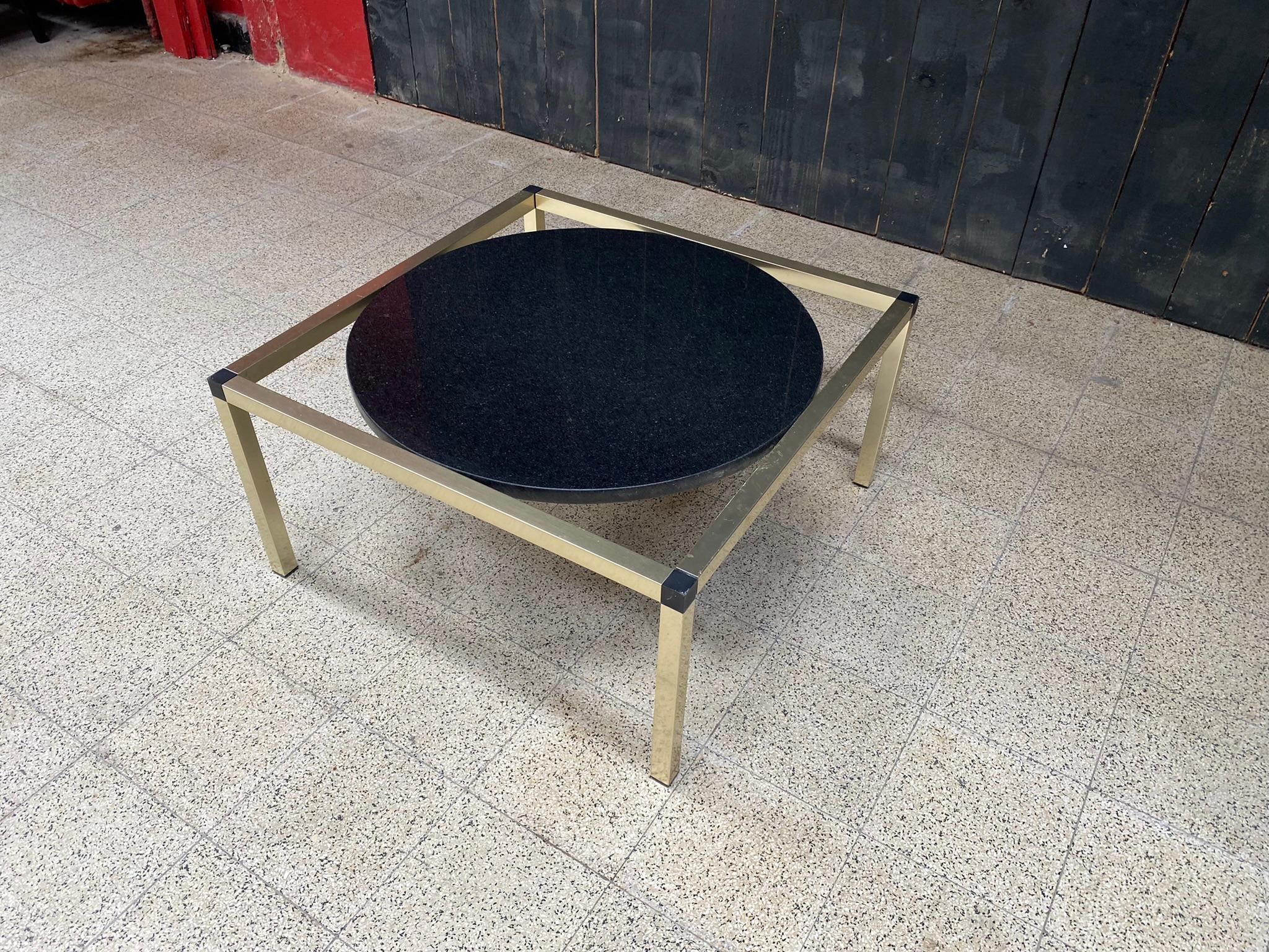 French  Coffee Table circa 1970 For Sale