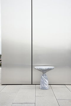 Coffee table ClassiCon Bell Side Table Marble design Sebastian Herkner-Nuvolato