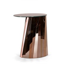 Coffee table ClassiCon Pli Side Table High Design Victoria Wilmotte - Bronze