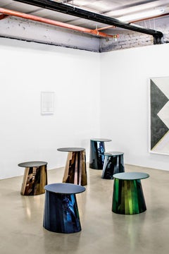 Coffee table ClassiCon Pli Side Table Low Design Victoria Wilmotte - Black