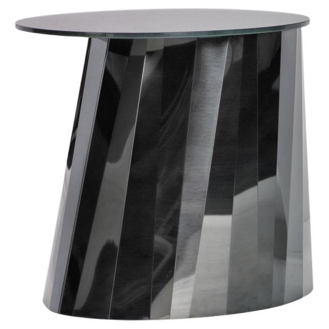 Coffee table ClassiCon Pli Side Table Low Design Victoria Wilmotte - Black