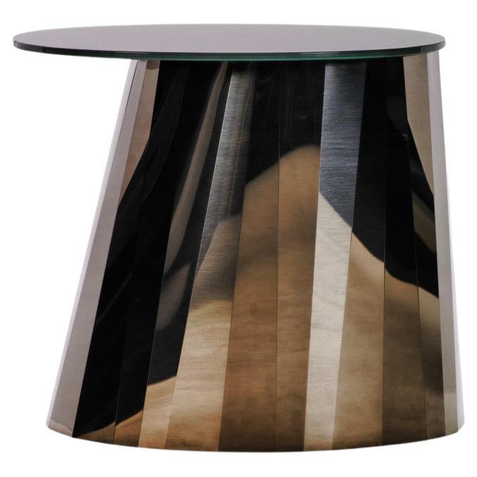 Coffee table ClassiCon Pli Side Table Low Design Victoria Wilmotte - Bronze