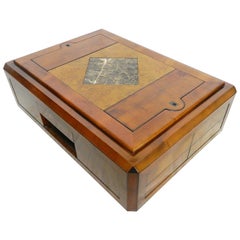 Coffee Table Cocktail French 20th Century Centre Drawers Secret Compartments