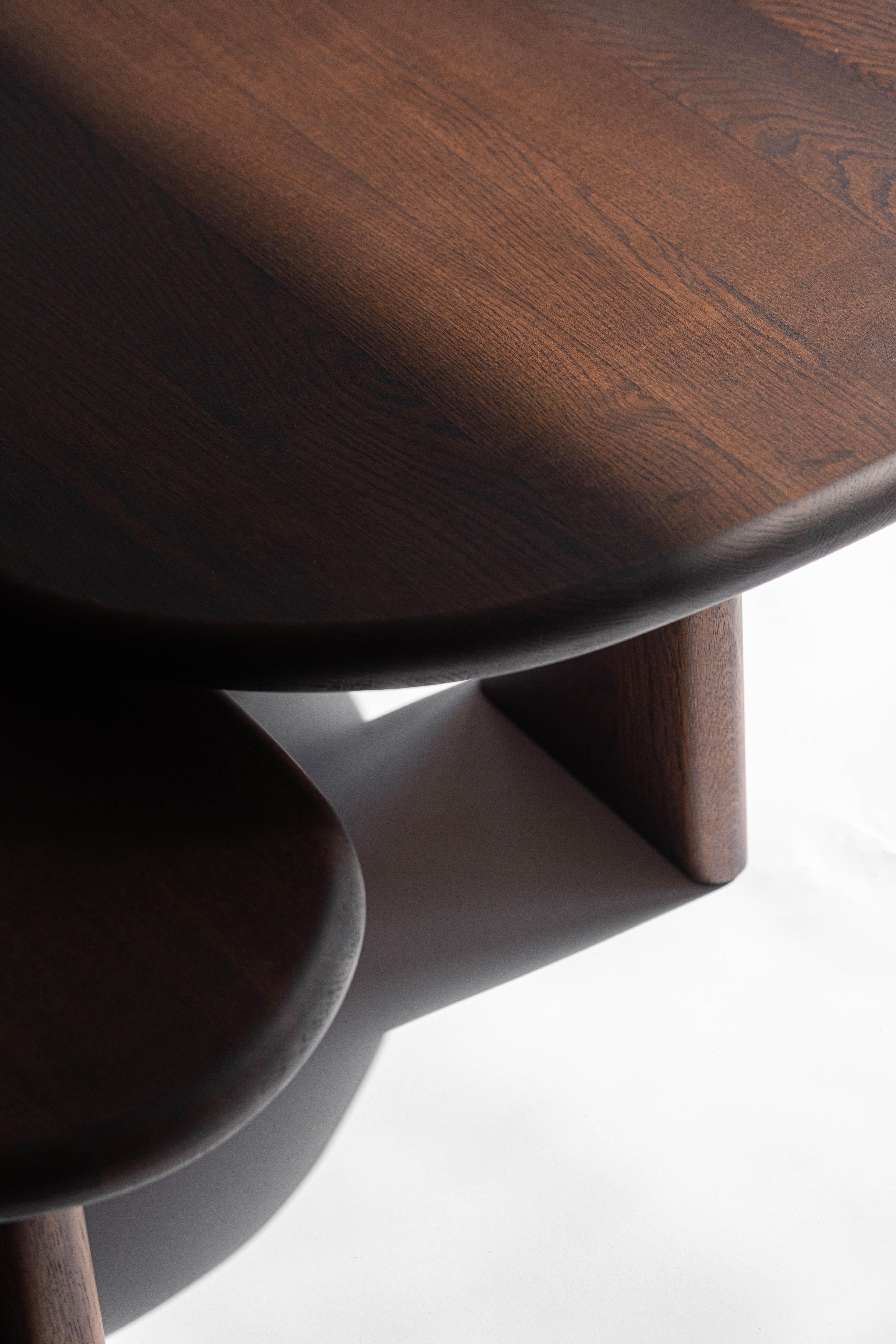 Scandinave moderne Table basse collection W - Edition Espresso en vente