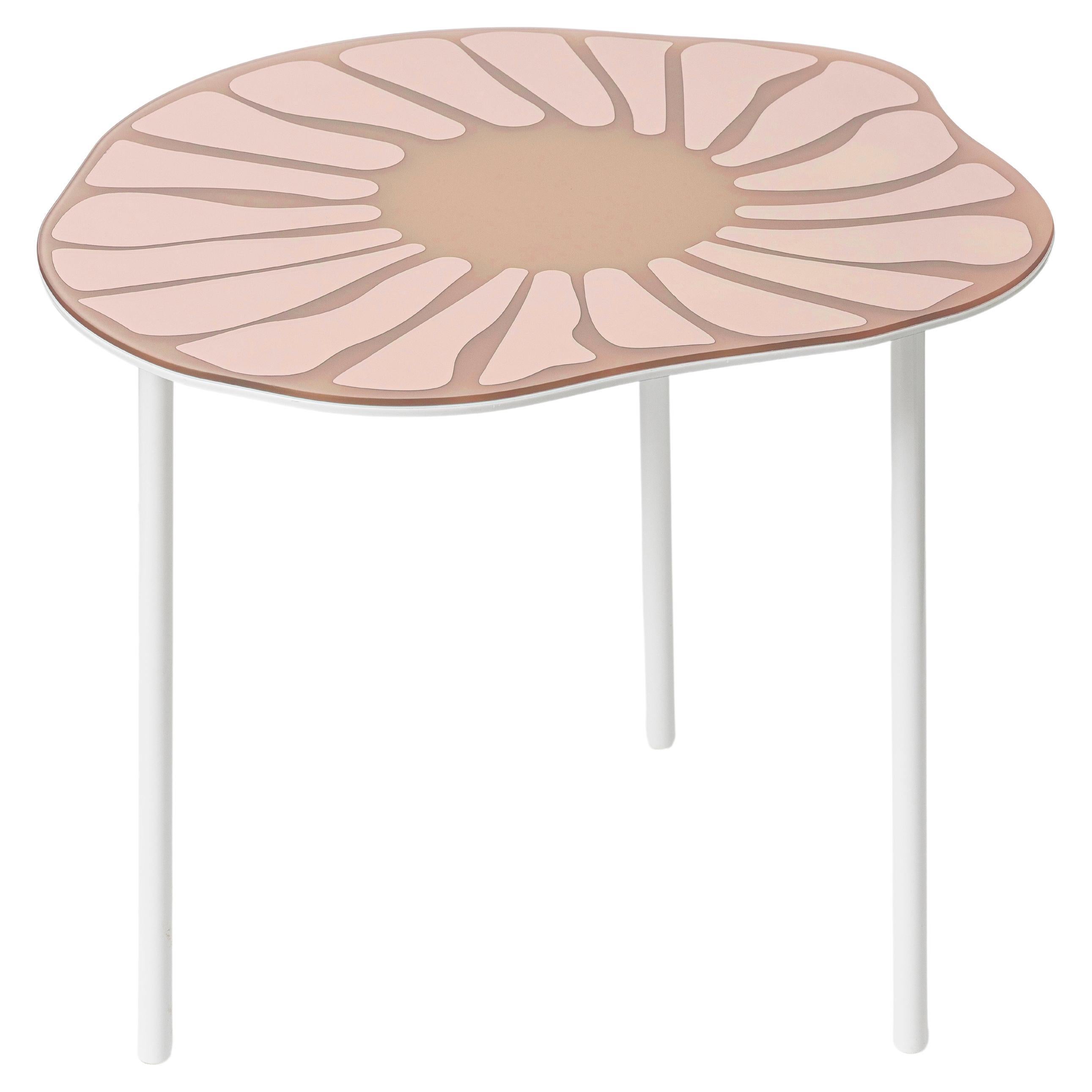 Coffee table con superfici specchianti e gambe metalliche rimovibili